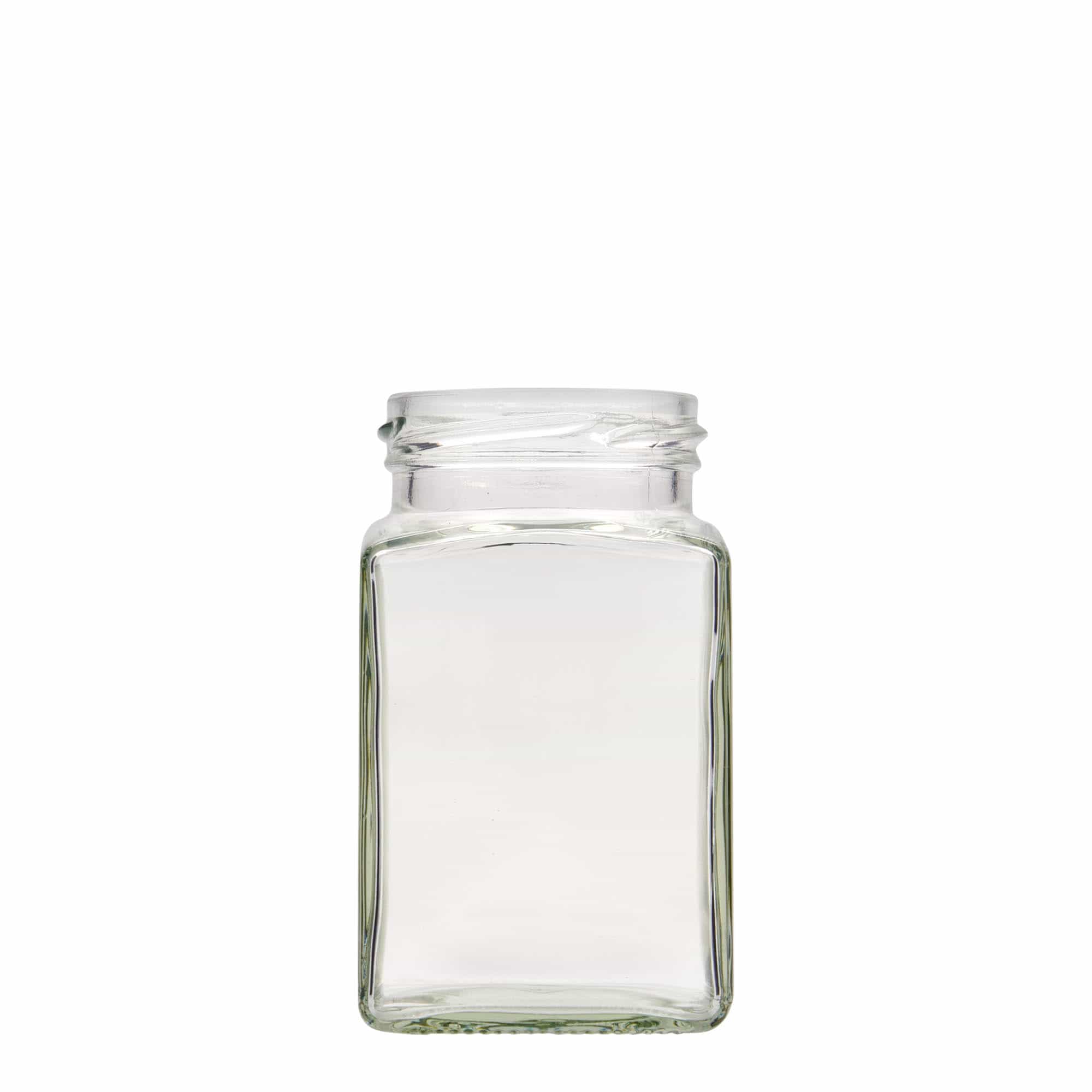 260 ml neliönmuotoinen lasi, suuaukko: Twist-Off (TO 58)