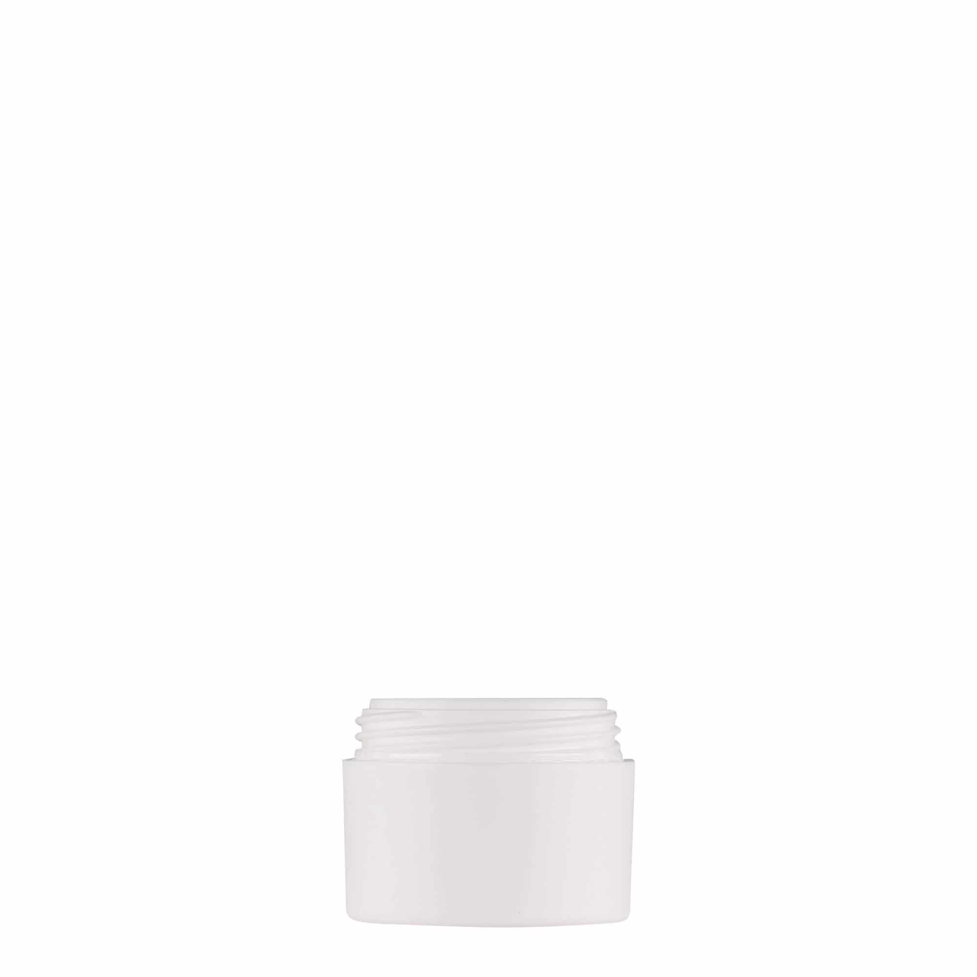 5 ml muovipurkki 'Antonella', PP, valkoinen, suuaukko: ruuvikorkki