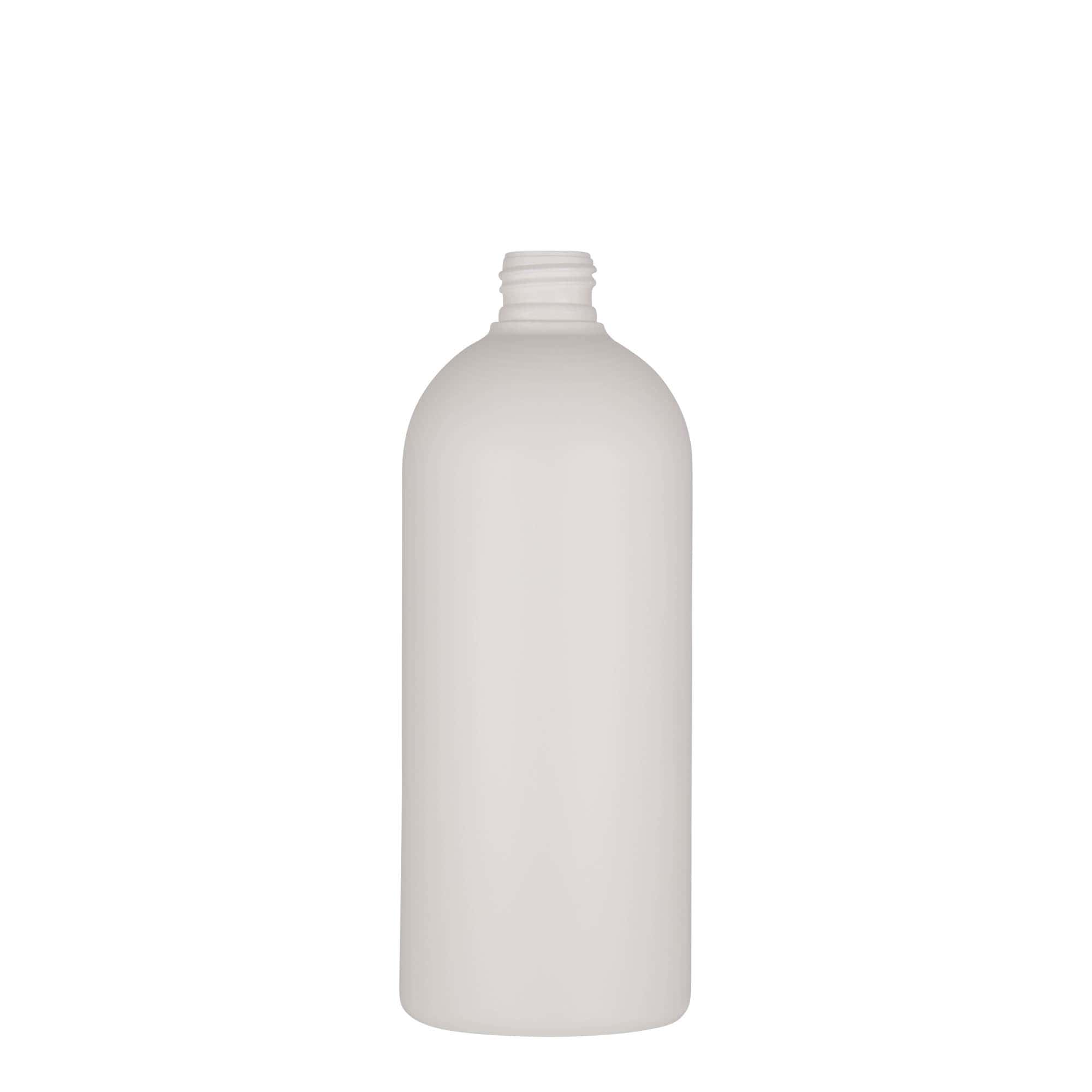 500 ml muovipullo 'Tuffy', HDPE, valkoinen, suuaukko: 24/410