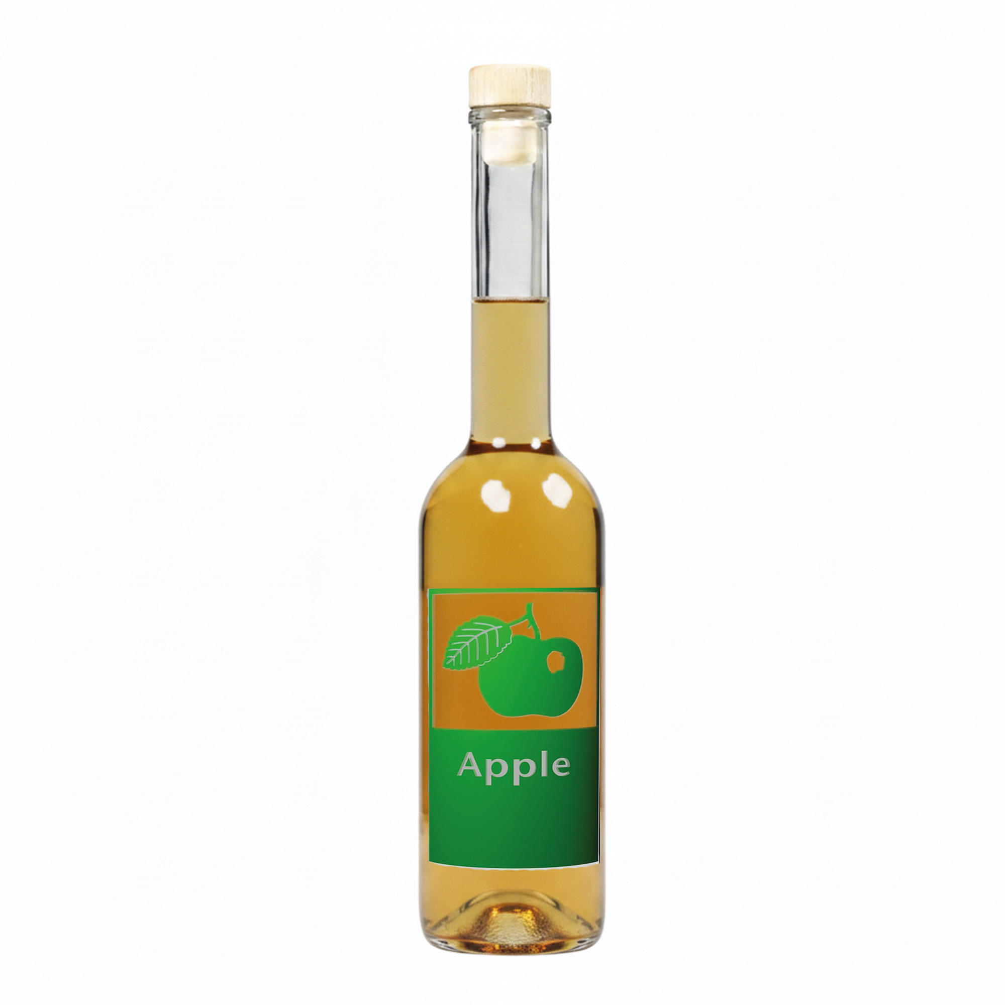 500 ml lasipullo 'Opera', kuvio: Omena, suuaukko: korkki 500 ml lasipullo 'Opera', kuvio: Omena, suuaukko: korkki