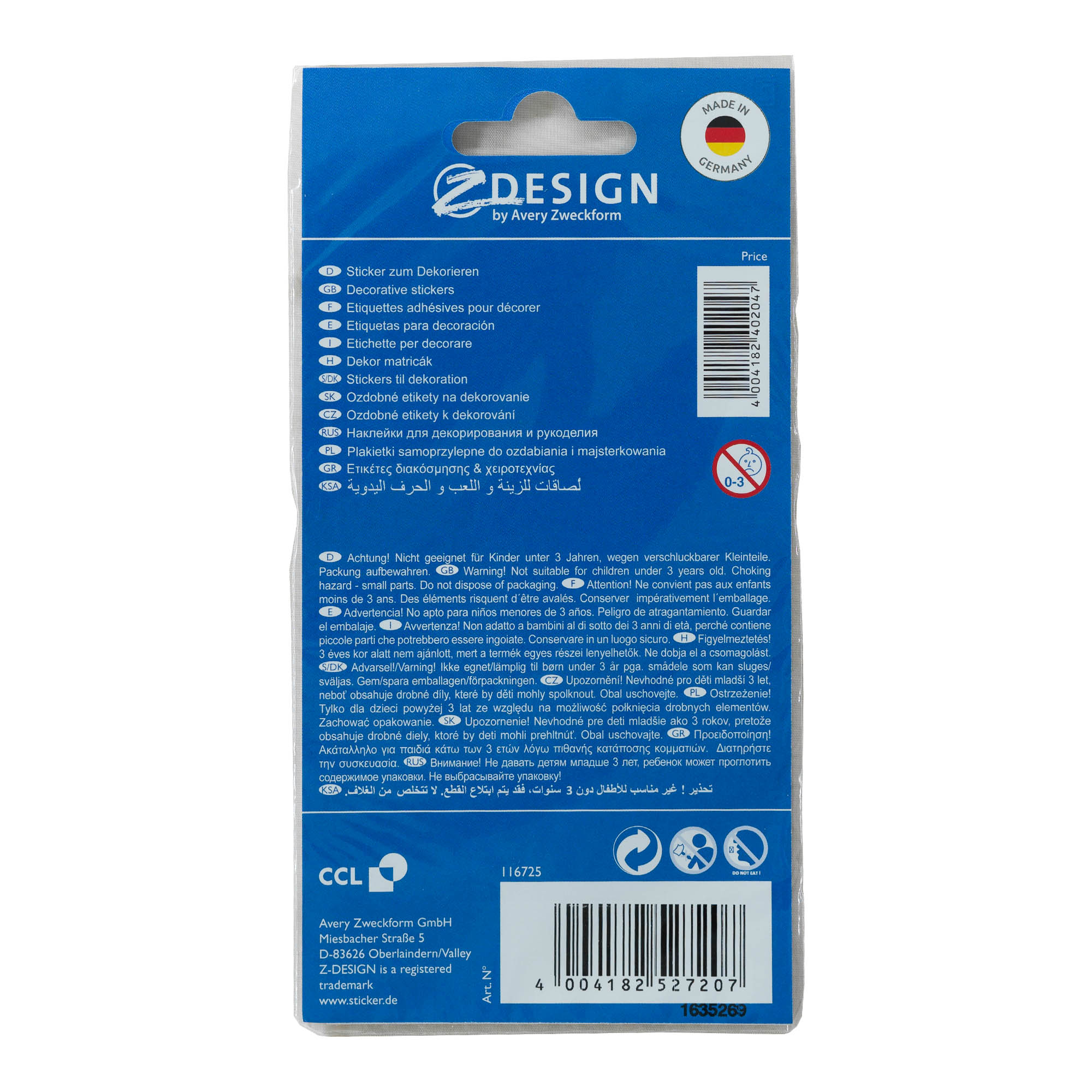 Zweckform-tarrat 'Joulu', paperi, kulta-hopea