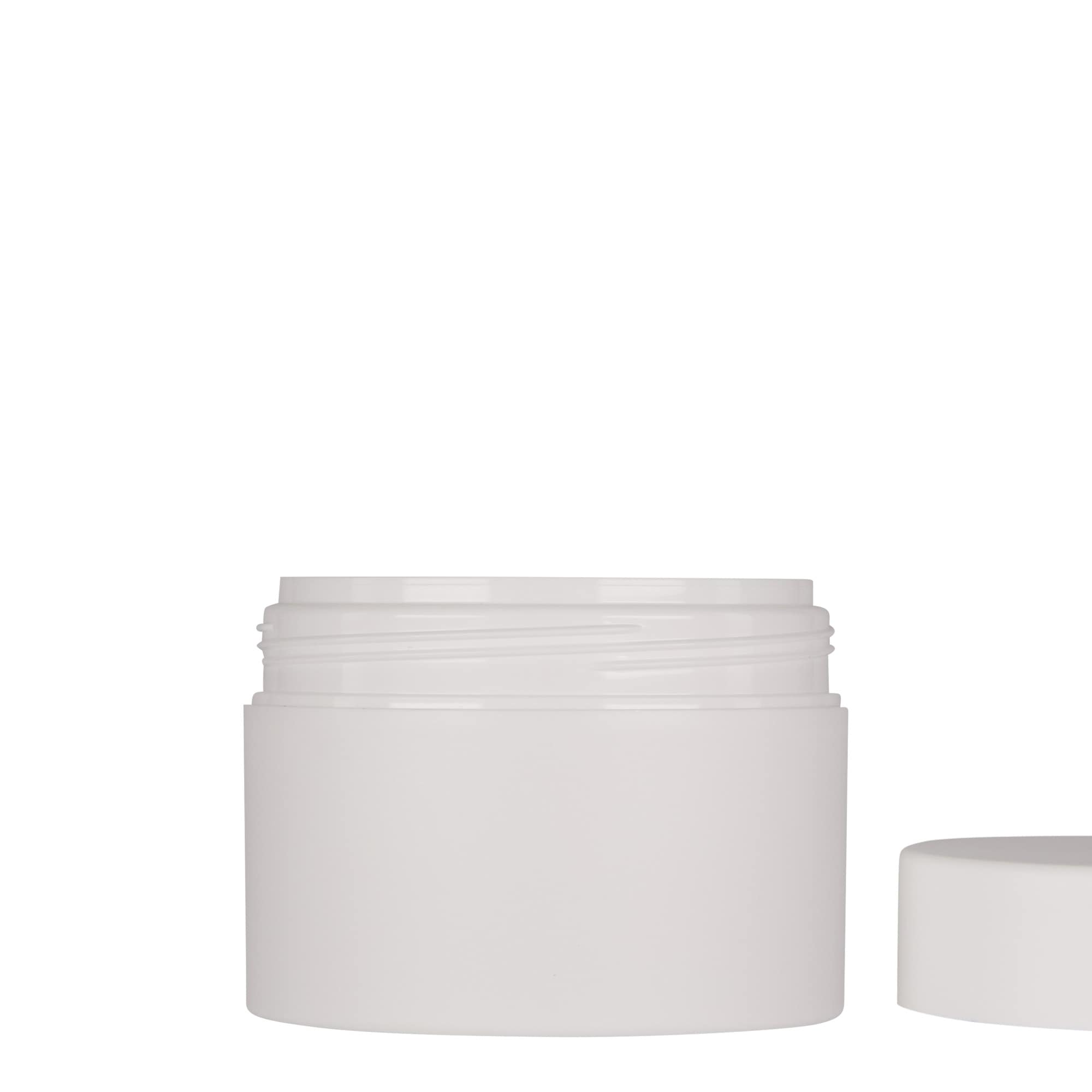 200 ml muovipurkki 'Antonella', PP, valkoinen, suuaukko: ruuvikorkki