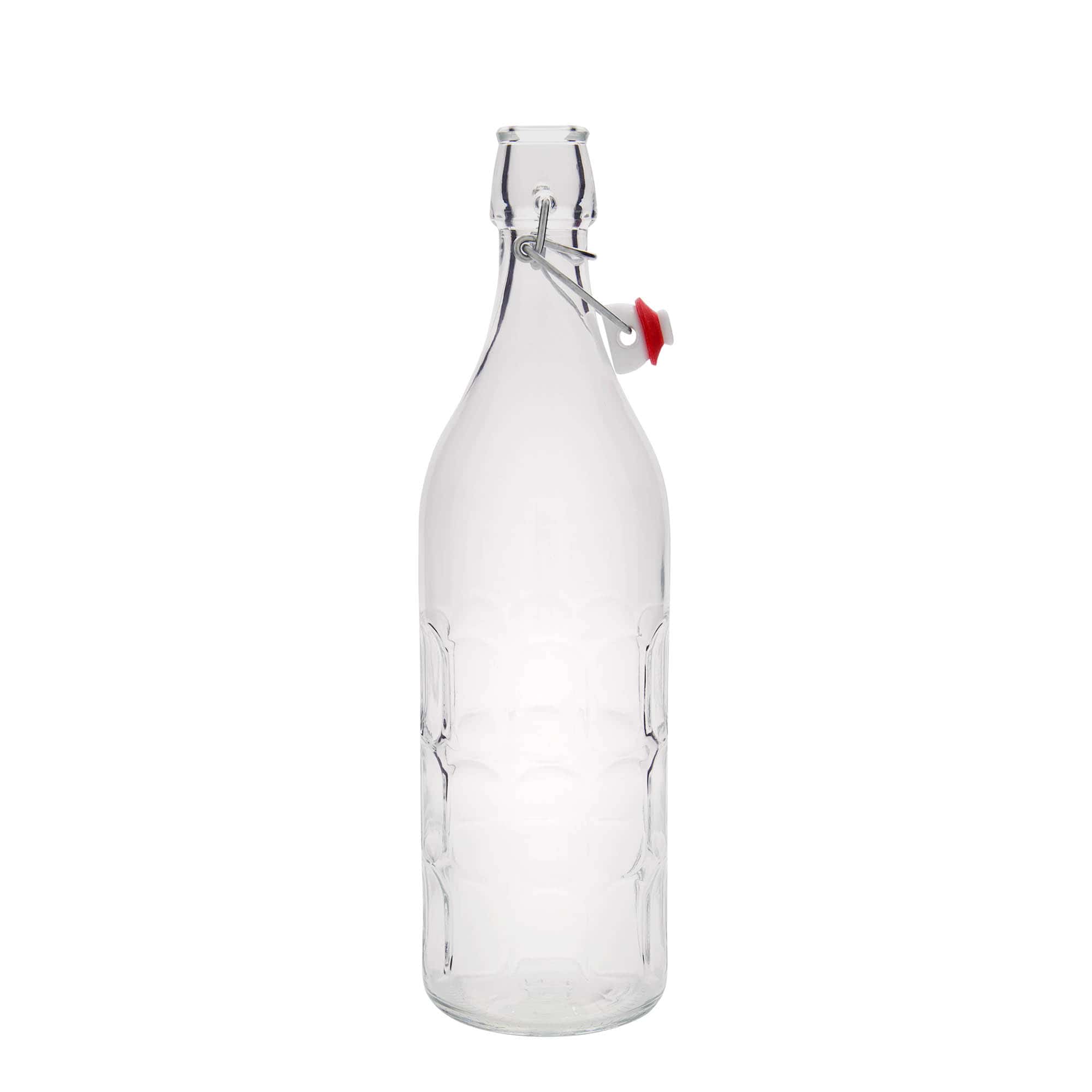 1 000 ml lasipullo Moresca, suuaukko: saranakorkki 1 000 ml lasipullo Moresca, suuaukko: saranakorkki