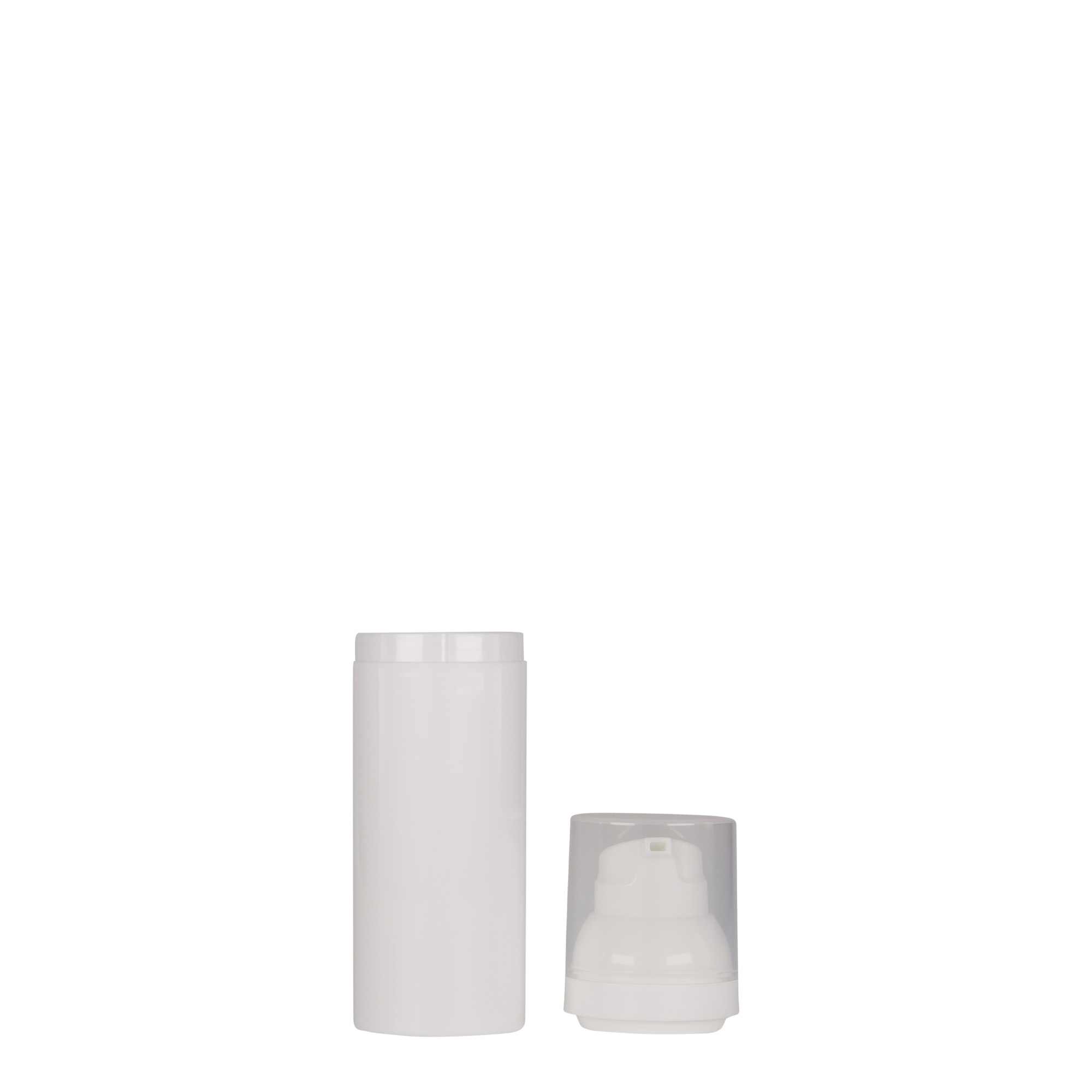 50 ml Airless-annostelija 'Mezzo', PP-muovi, valkoinen 50 ml Airless-annostelija 'Mezzo', PP-muovi, valkoinen