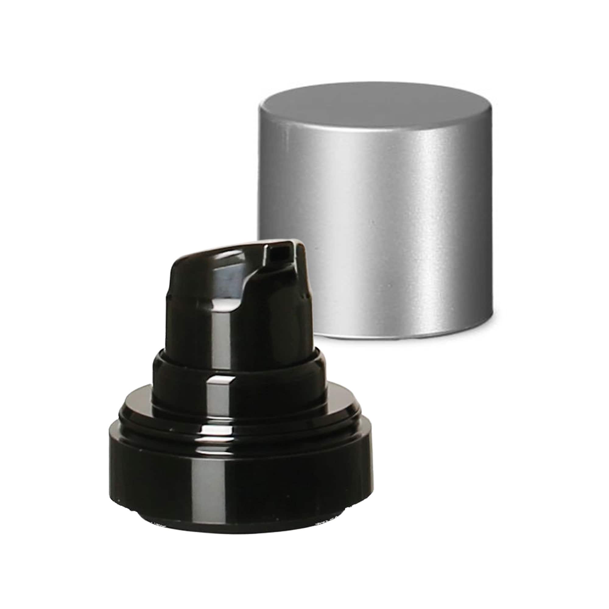 Airless-annostelupumpun pää 'Micro', PP-muovi, musta