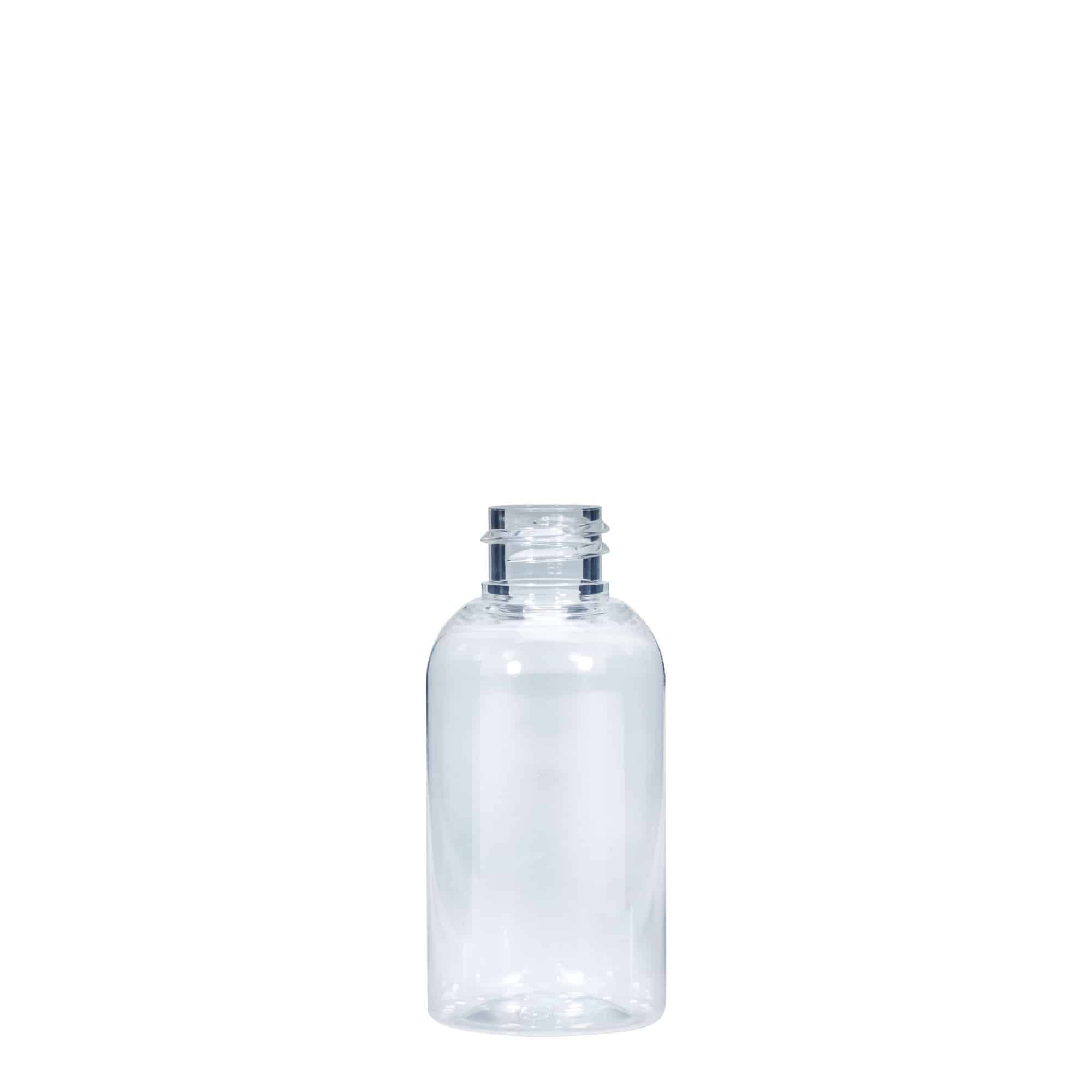 50 ml PET-pullo ”Boston”, muovia, suuaukko: 20/410