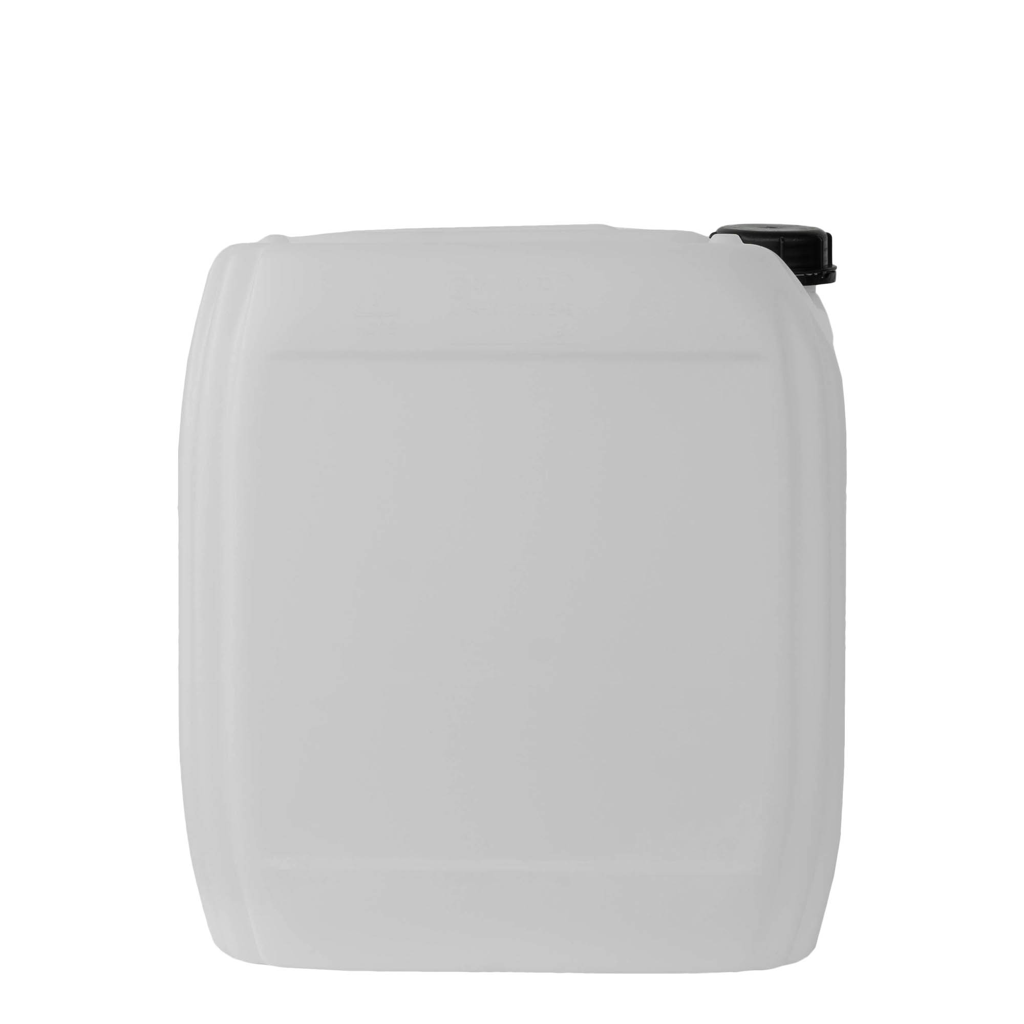 25 l kanisteri, suorakaiteen muotoinen, HDPE-muovia, luonnonvärinen, suuaukko: ND 60 25 l kanisteri, suorakaiteen muotoinen, HDPE-muovia, luonnonvärinen, suuaukko: ND 60