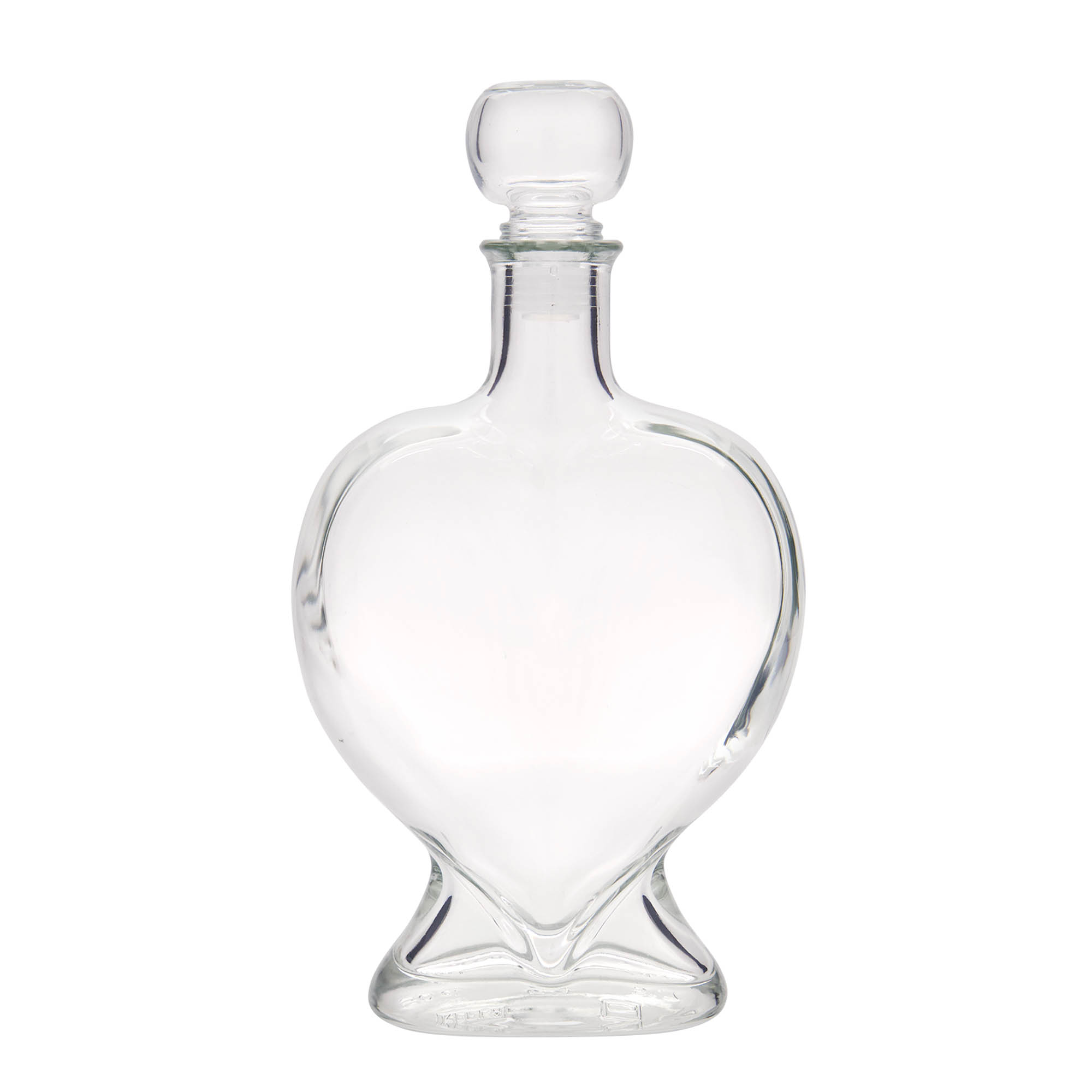 500 ml lasipullo 'Herz', suuaukko: korkki