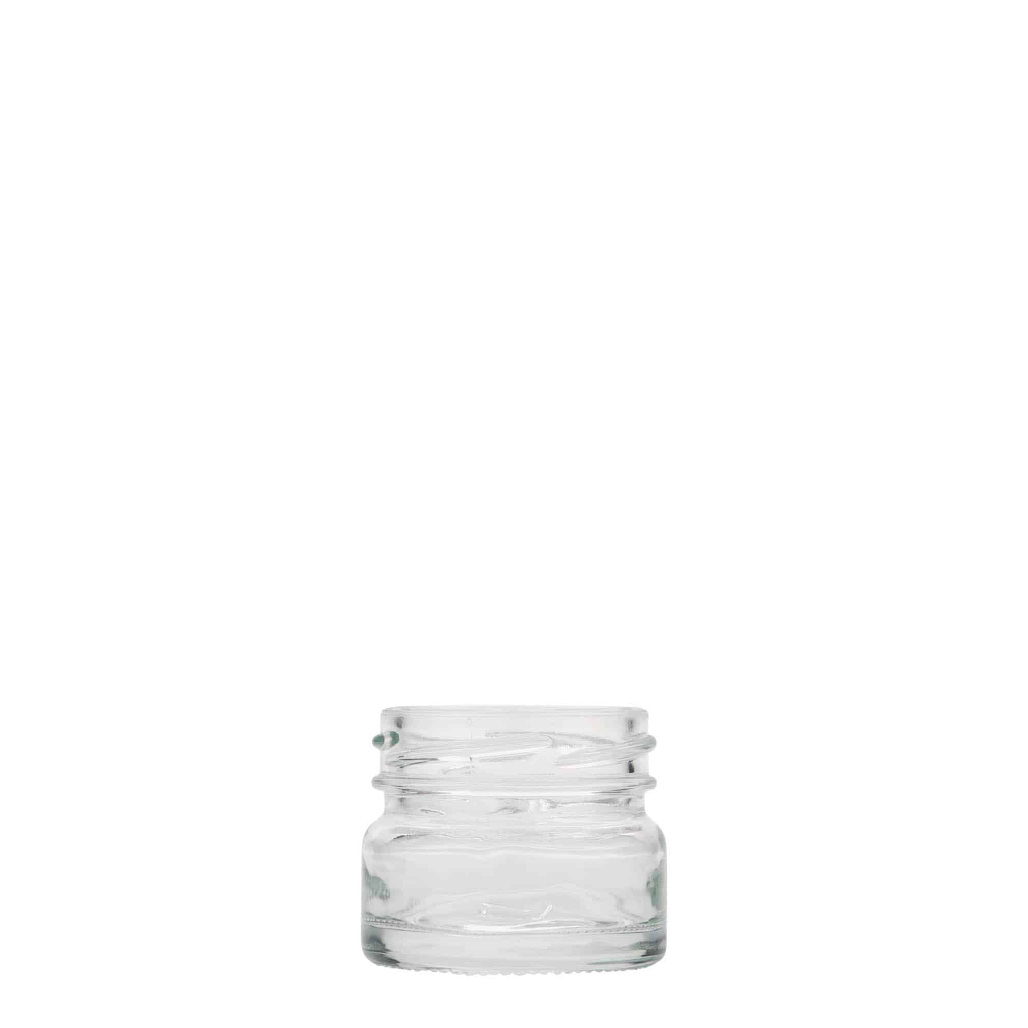 30 ml litteä pyöreä lasi, suuaukon tyyppi: Twist-Off (TO 43)