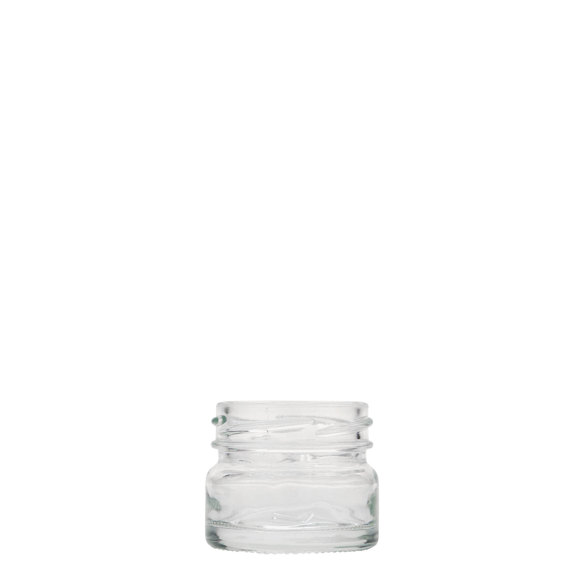 30 ml litteä pyöreä lasi, suuaukon tyyppi: Twist-Off (TO 43)