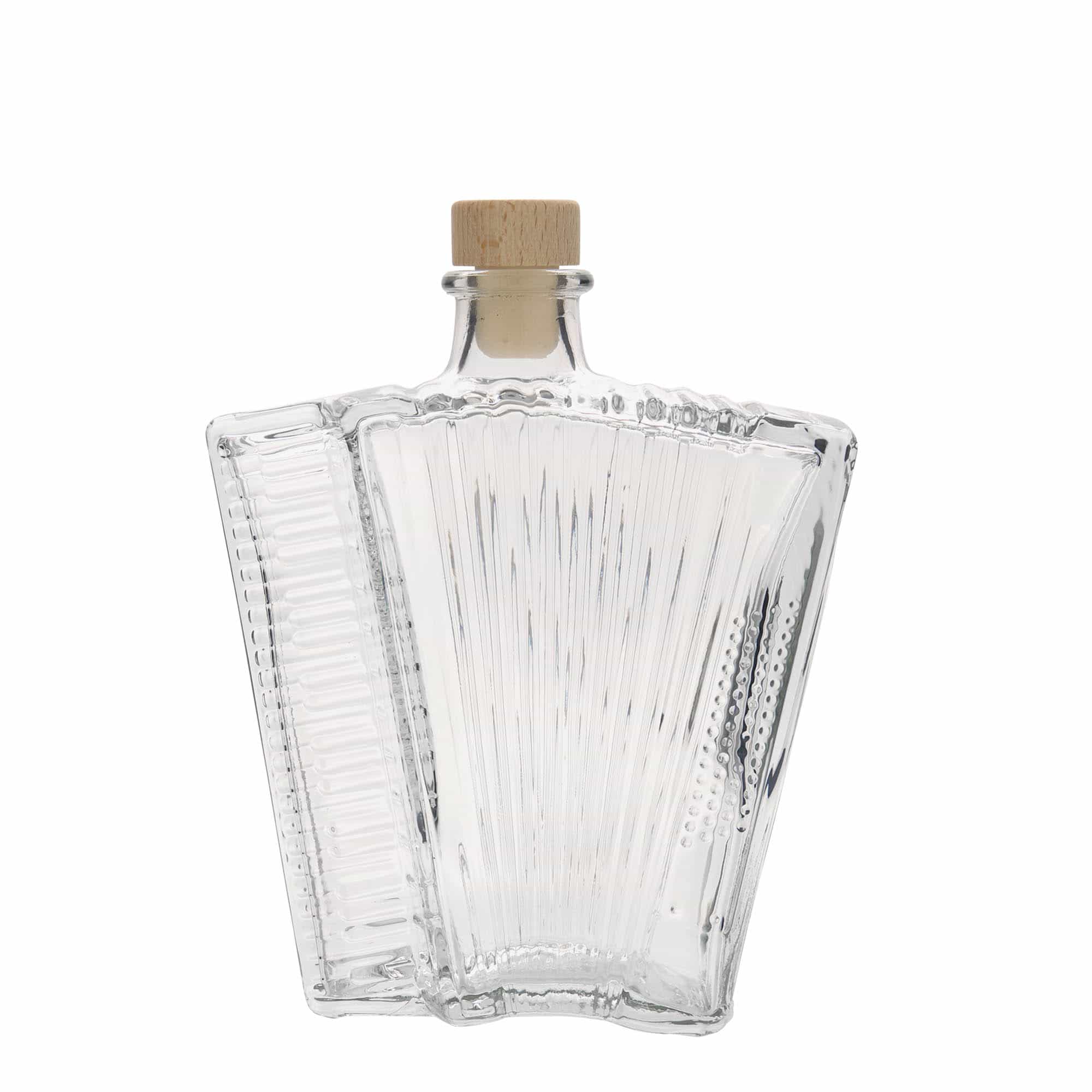 500 ml lasipullo 'Haitari', suu: korkki