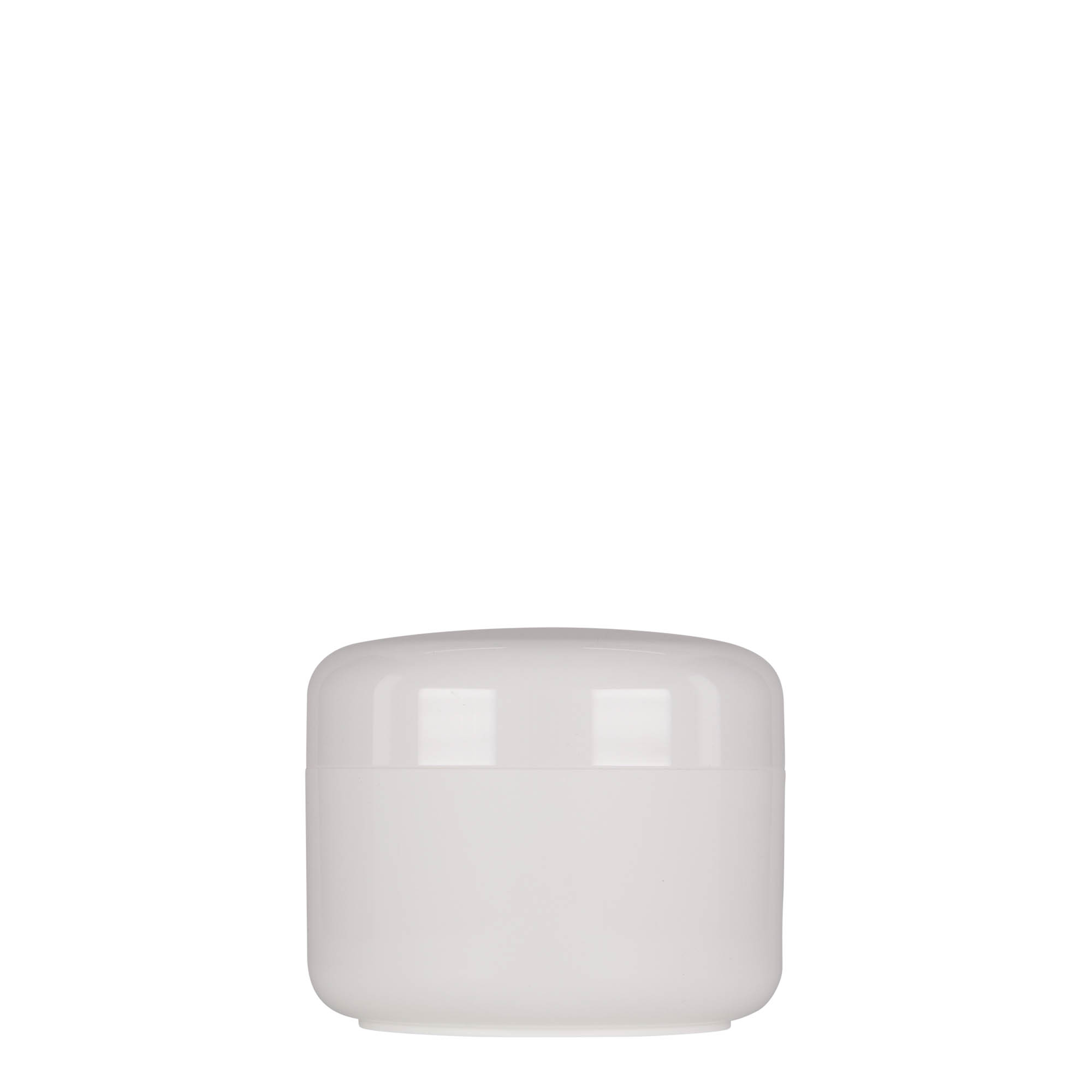 200 ml muovipurkki 'Bianca', PP, valkoinen, suuaukko: ruuvikorkki