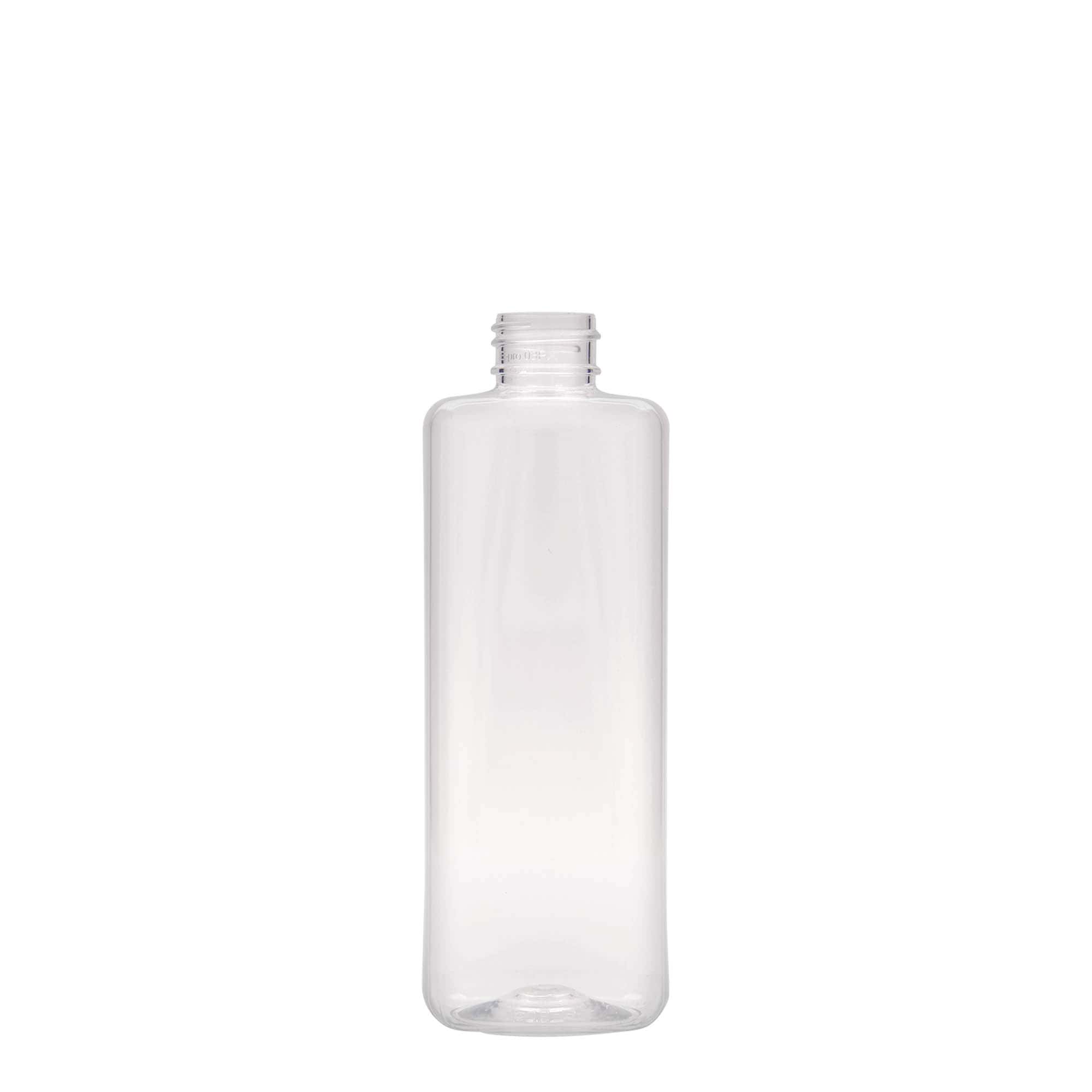 300 ml PET-pullo ”Karl”, neliömäinen, muovia, suuaukko: 24/410