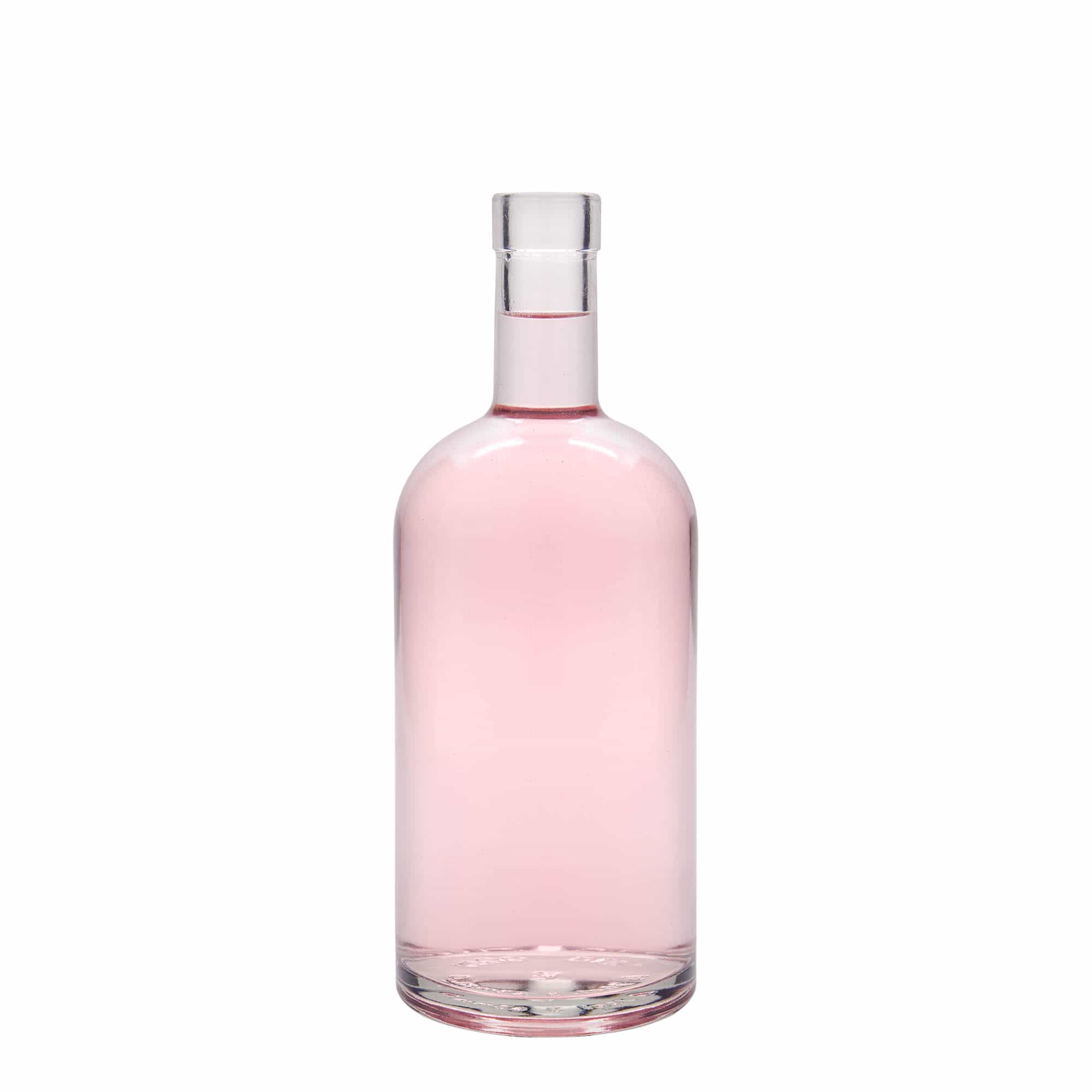 700 ml lasipullo 'Franco', suu: korkki
