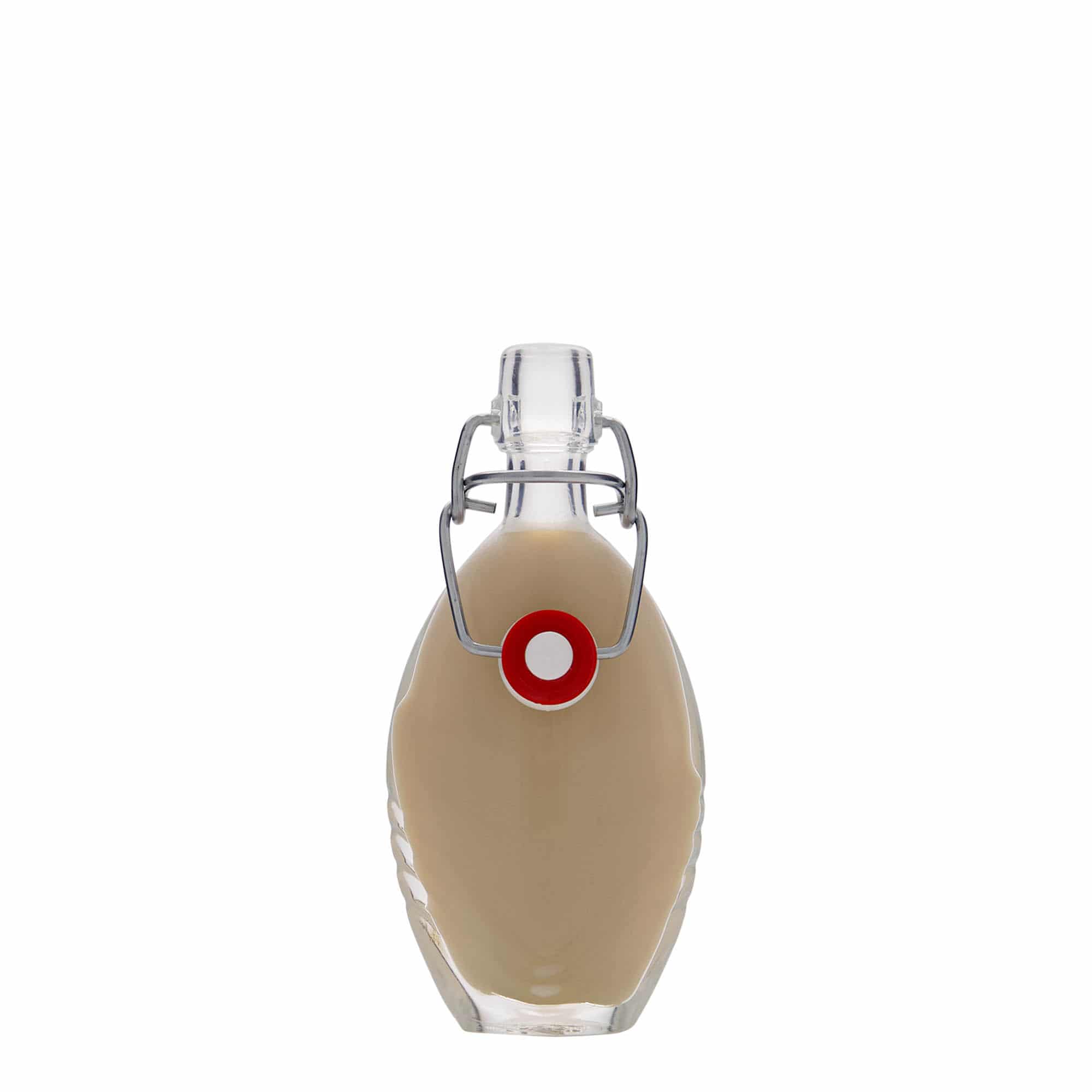 40 ml lasipullo 'Florence', ovaali, suuaukko: peltisuljin