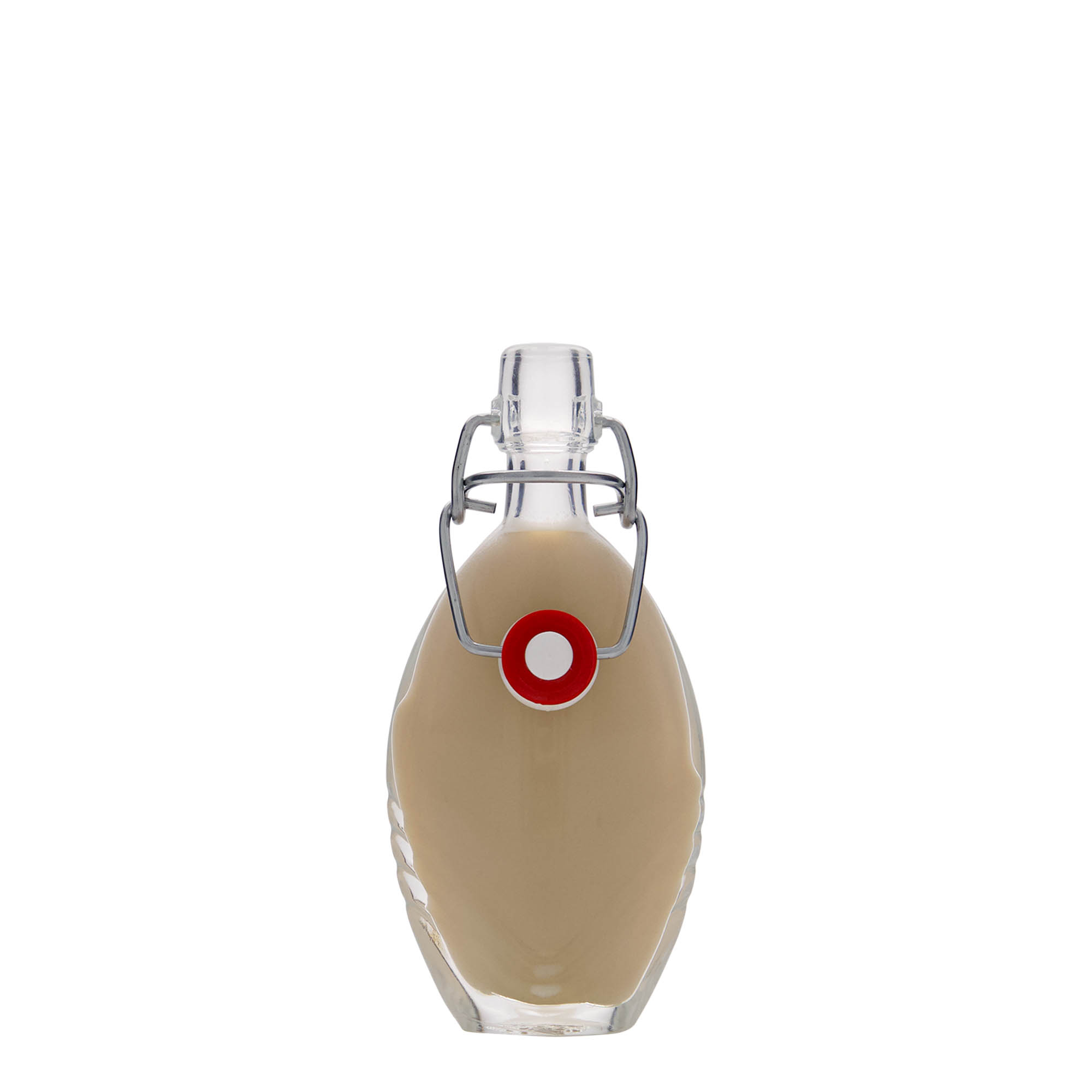 40 ml lasipullo ”Florence”, ovaali, suuaukko: peltisuljin
