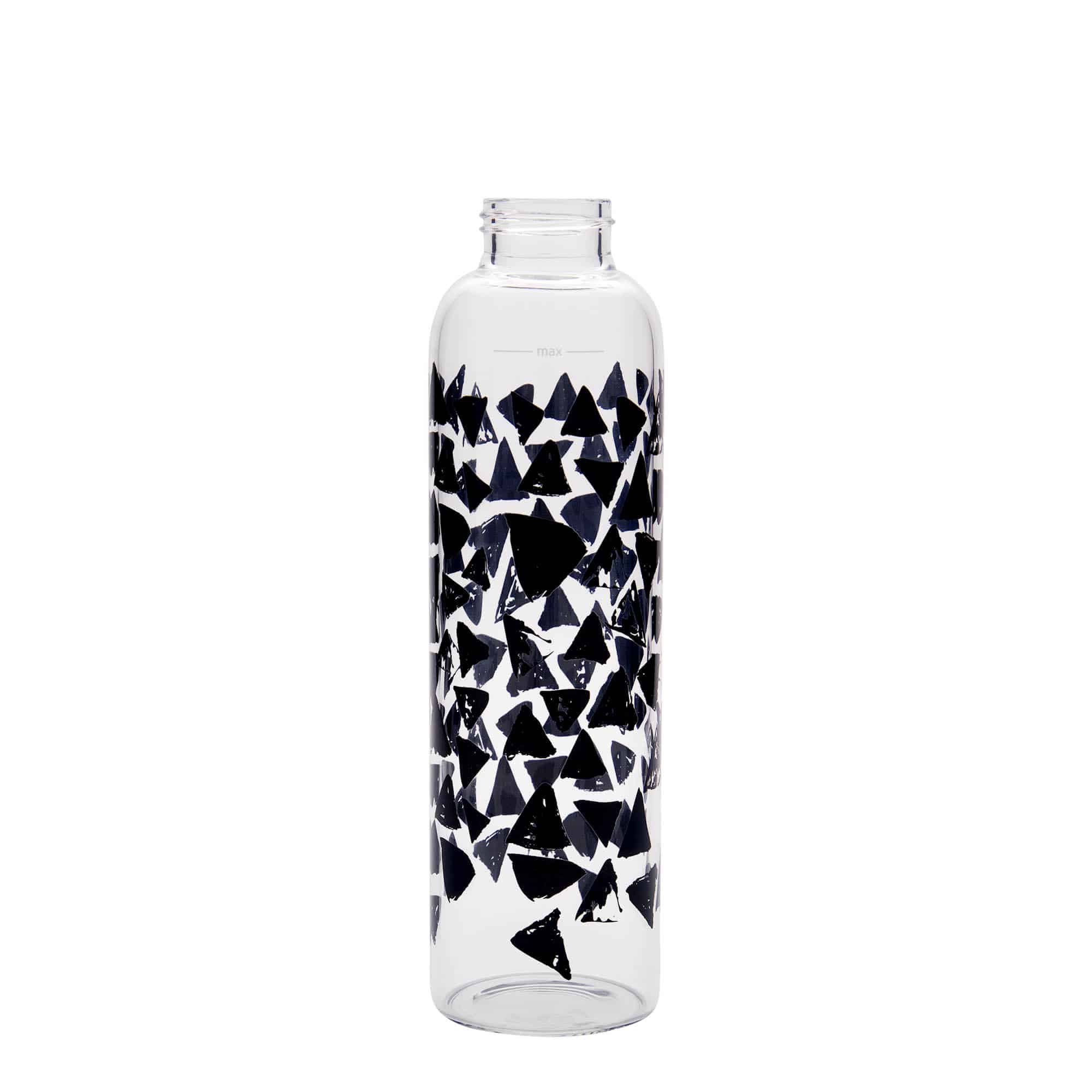 500 ml juomapullo 'Perseus - Mustat kolmiot', suuaukko: ruuvikorkki 500 ml juomapullo 'Perseus - Mustat kolmiot', suuaukko: ruuvikorkki