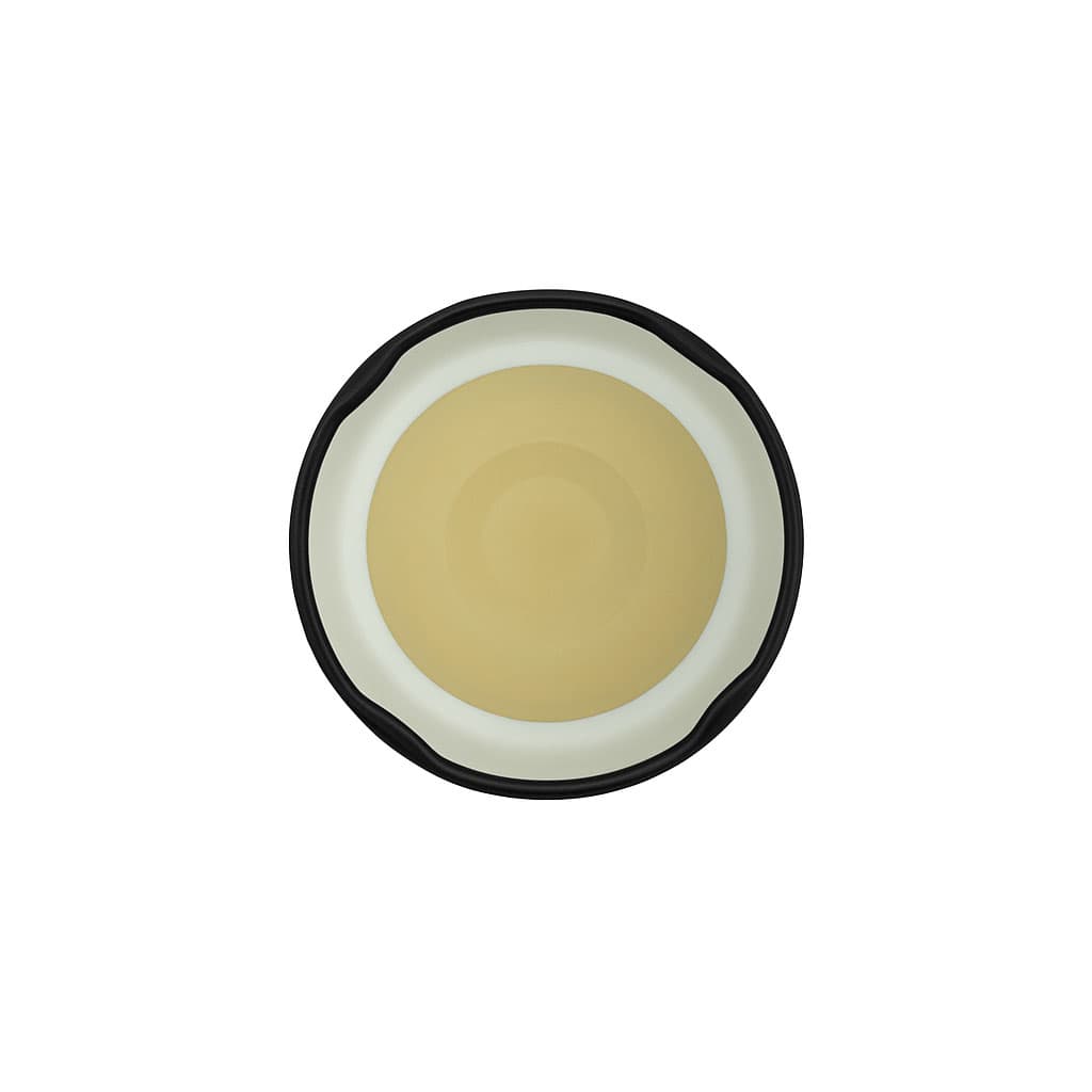 Twist-Off-kansi, valkoinen pelti, musta, suulle: TO 48