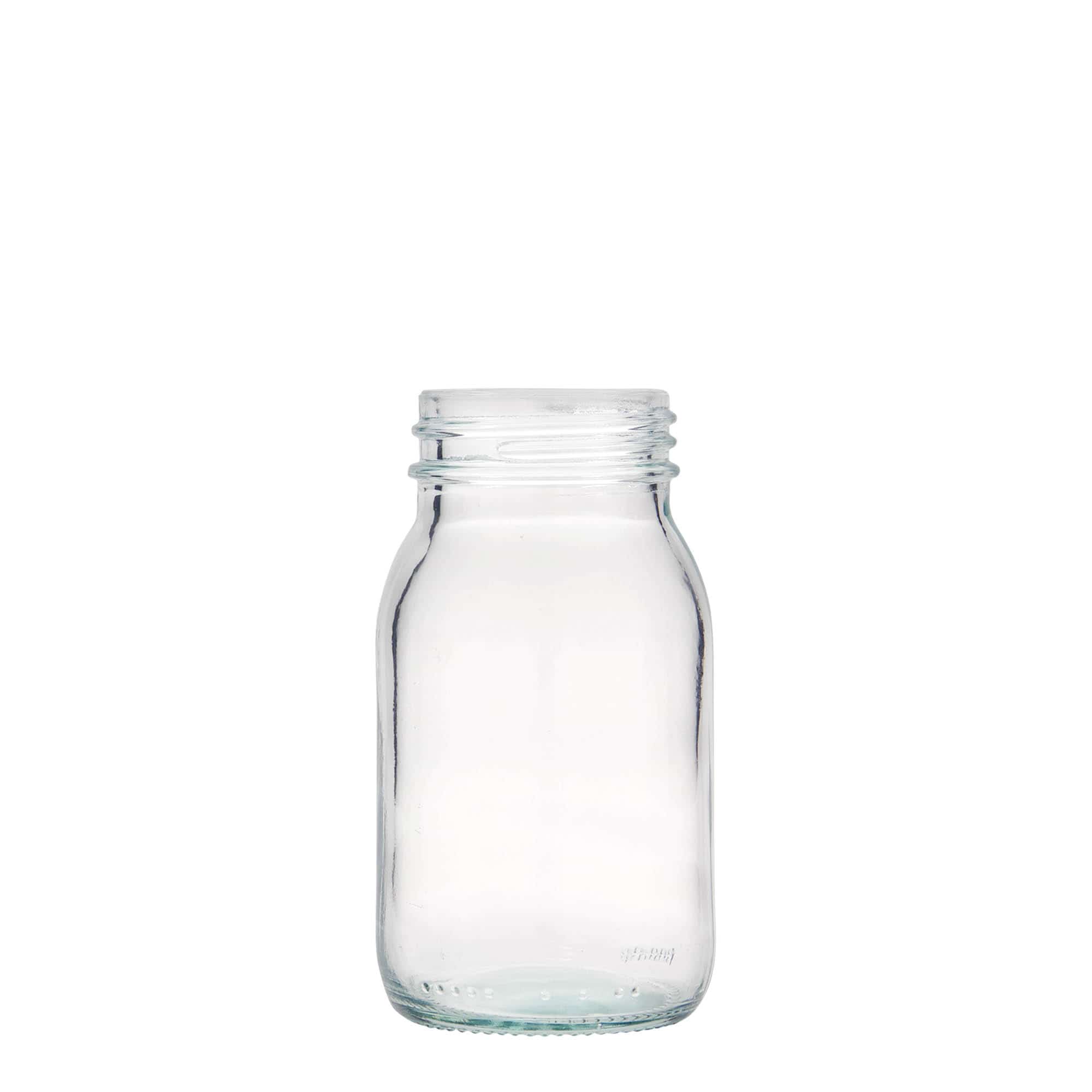 150 ml leveäkaulainen lasi, suuaukko: DIN 45