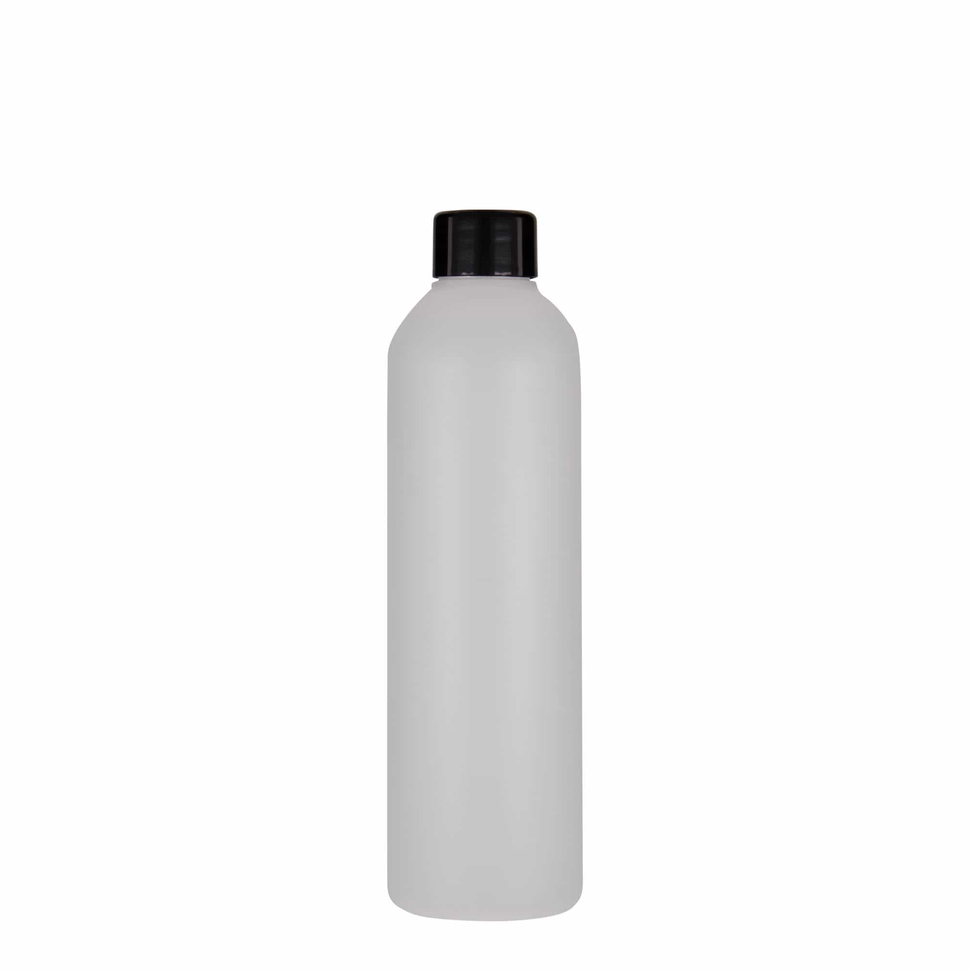 250 ml muovipullo ”Tuffy”, HDPE, luonnonvärinen, suuaukko: 24/410