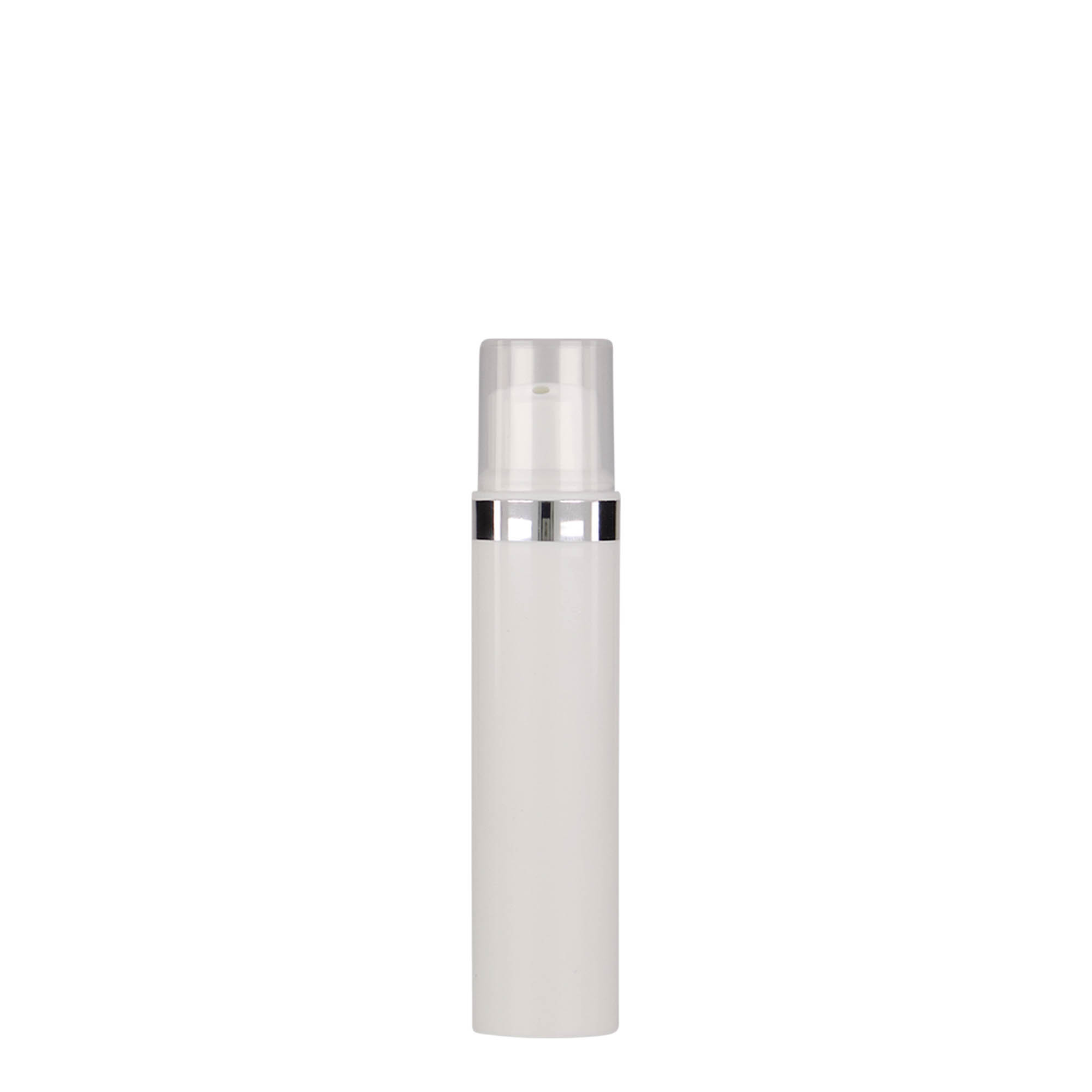 15 ml Airless-annostelija 'Nano', PP-muovi, valkoinen