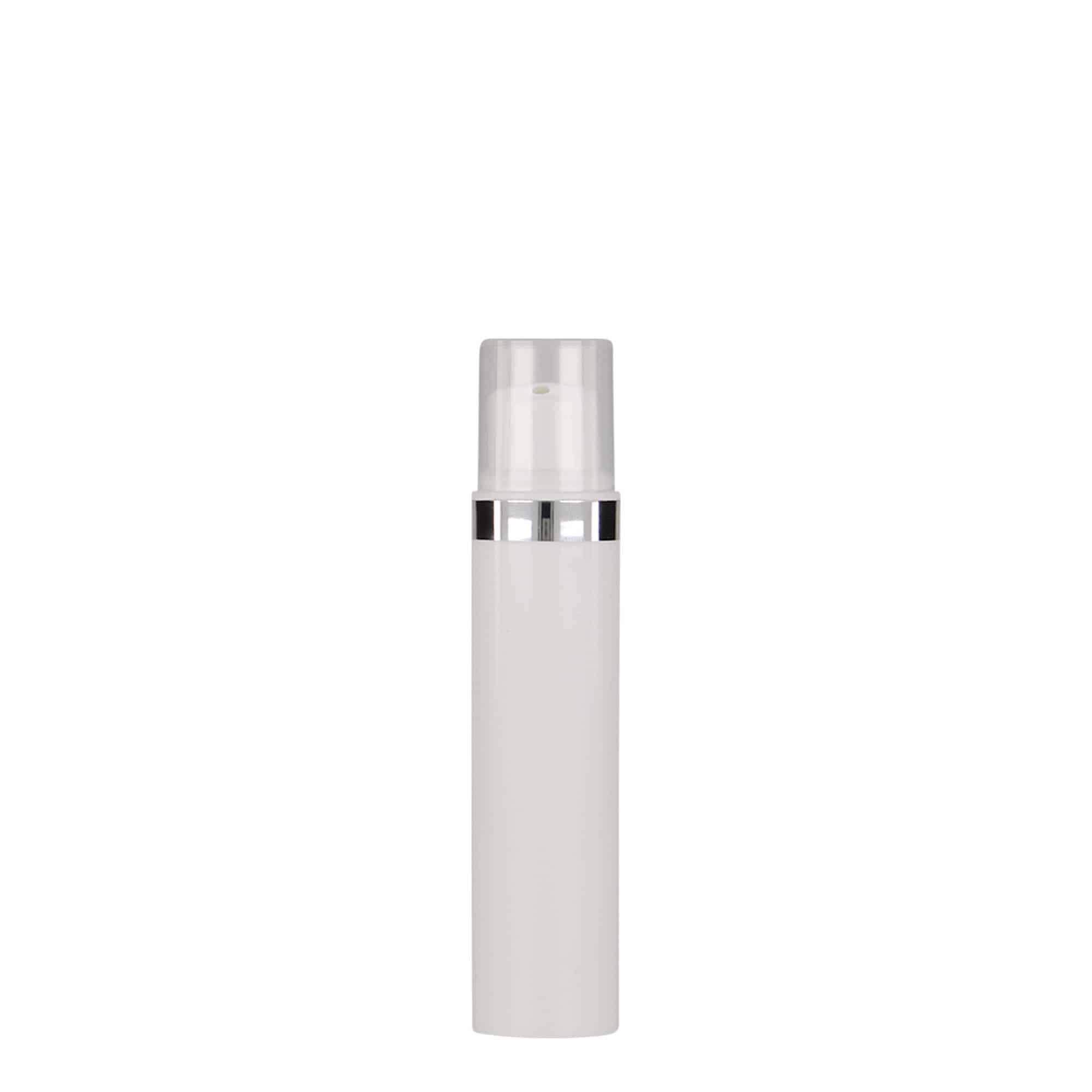 15 ml Airless-annostelija 'Nano', PP-muovi, valkoinen
