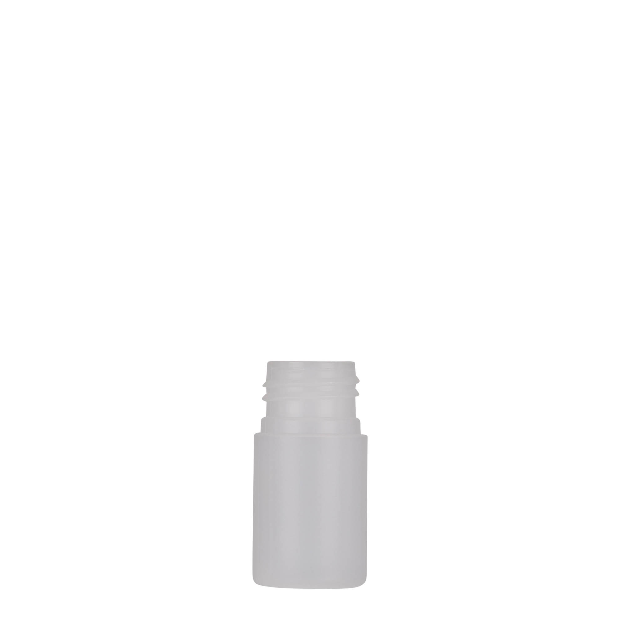 15 ml muovipullo 'Tuffy', HDPE, luonnonvärinen, suuaukko: 24/410