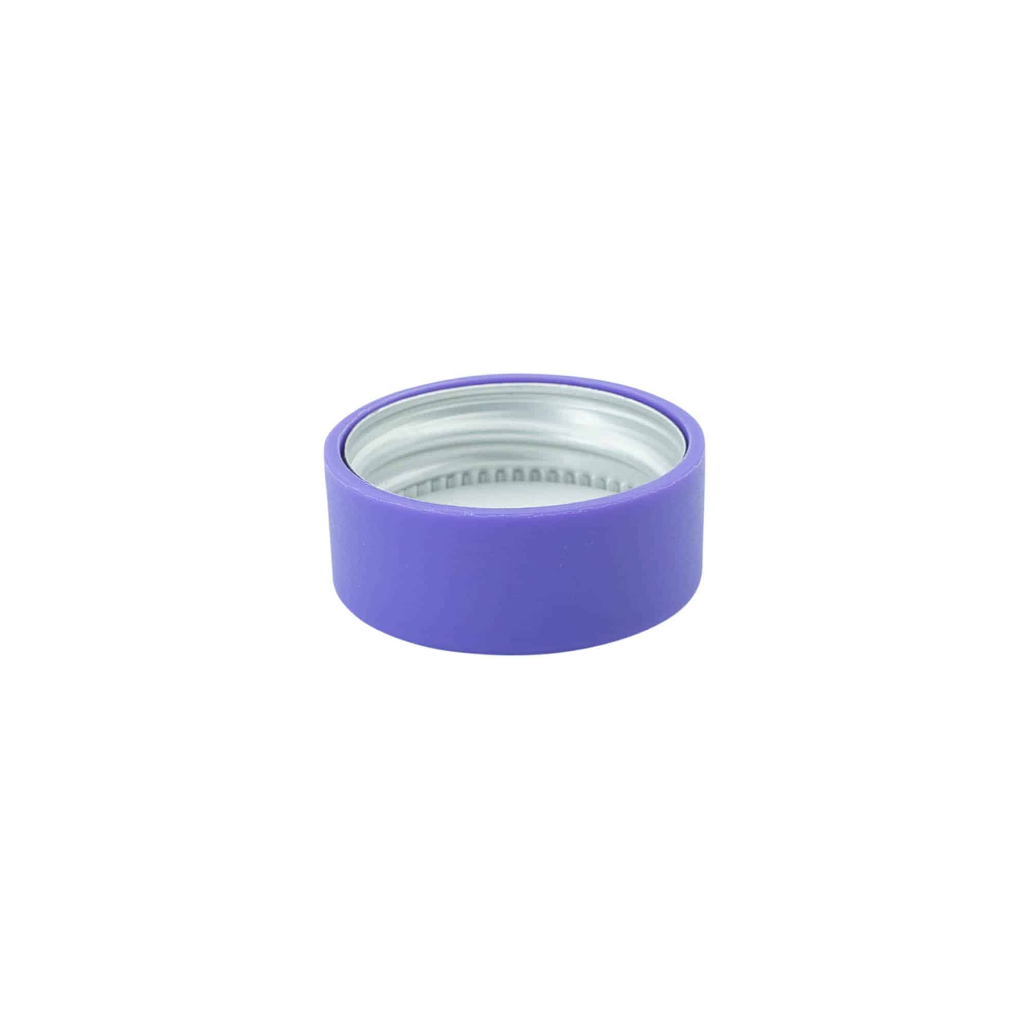 Ruuvikorkki, ABS-muovia, violetti, suulle: GPI 28/400