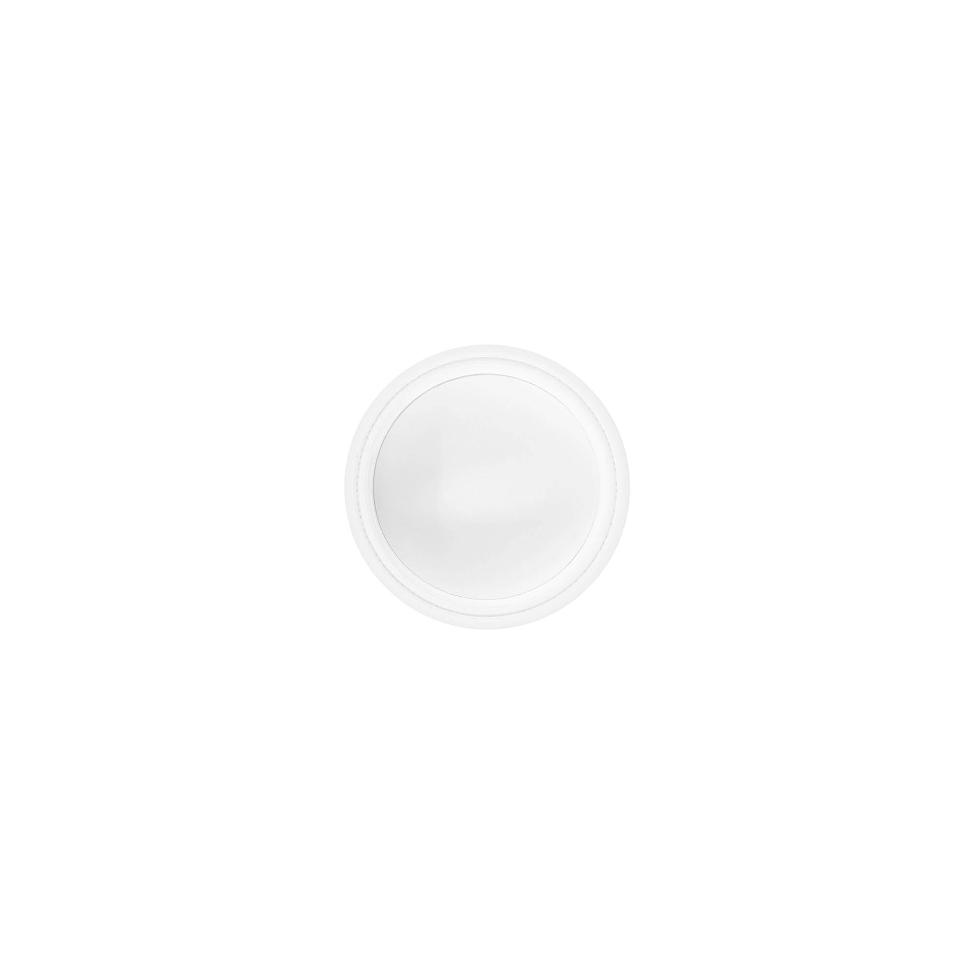 Ruuvikorkki 10 ml, SAN-muovi, valkoinen Ruuvikorkki 10 ml, SAN-muovi, valkoinen