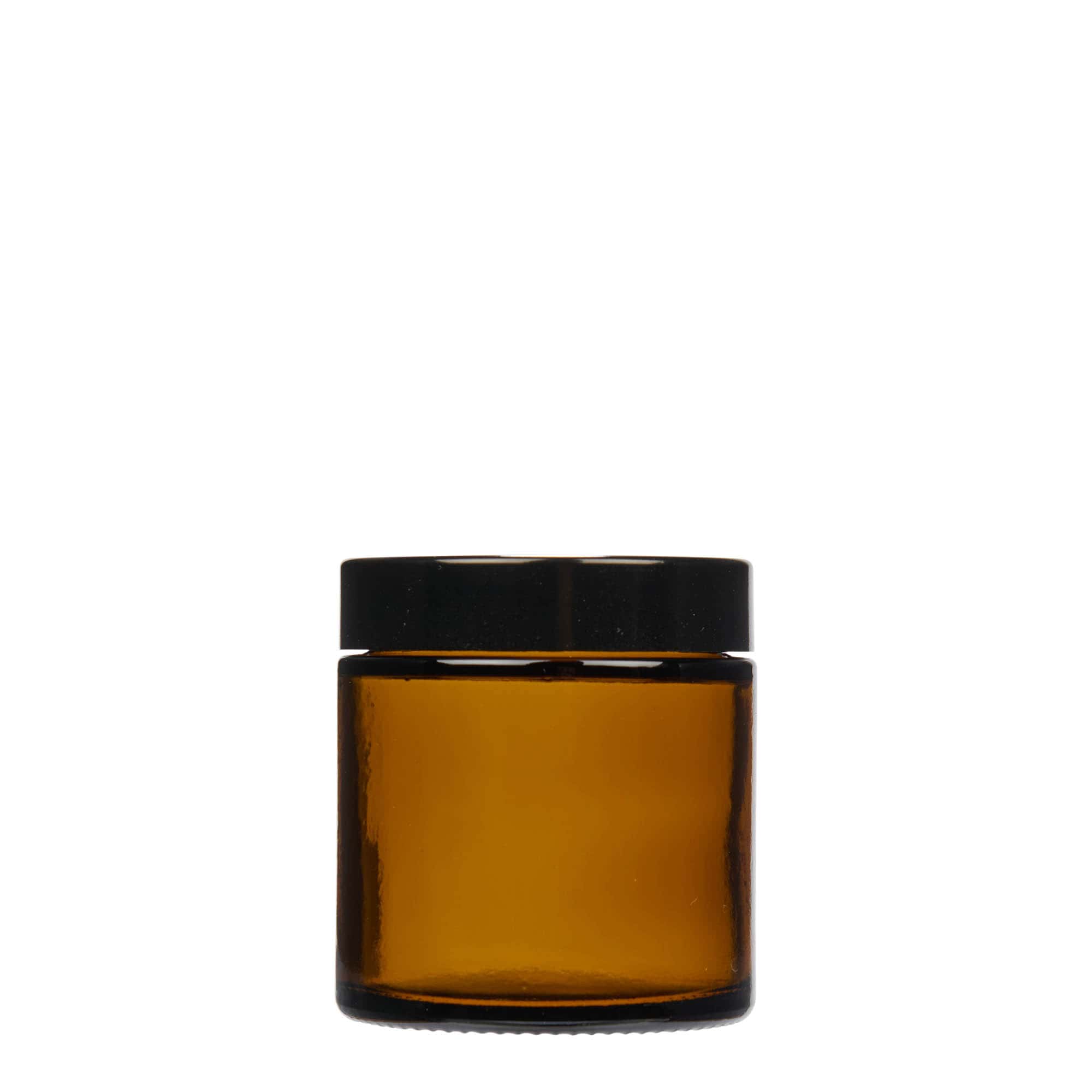 120 ml purkki ”Brown Line”, lasia, ruskea, suuaukko: ruuvikorkki