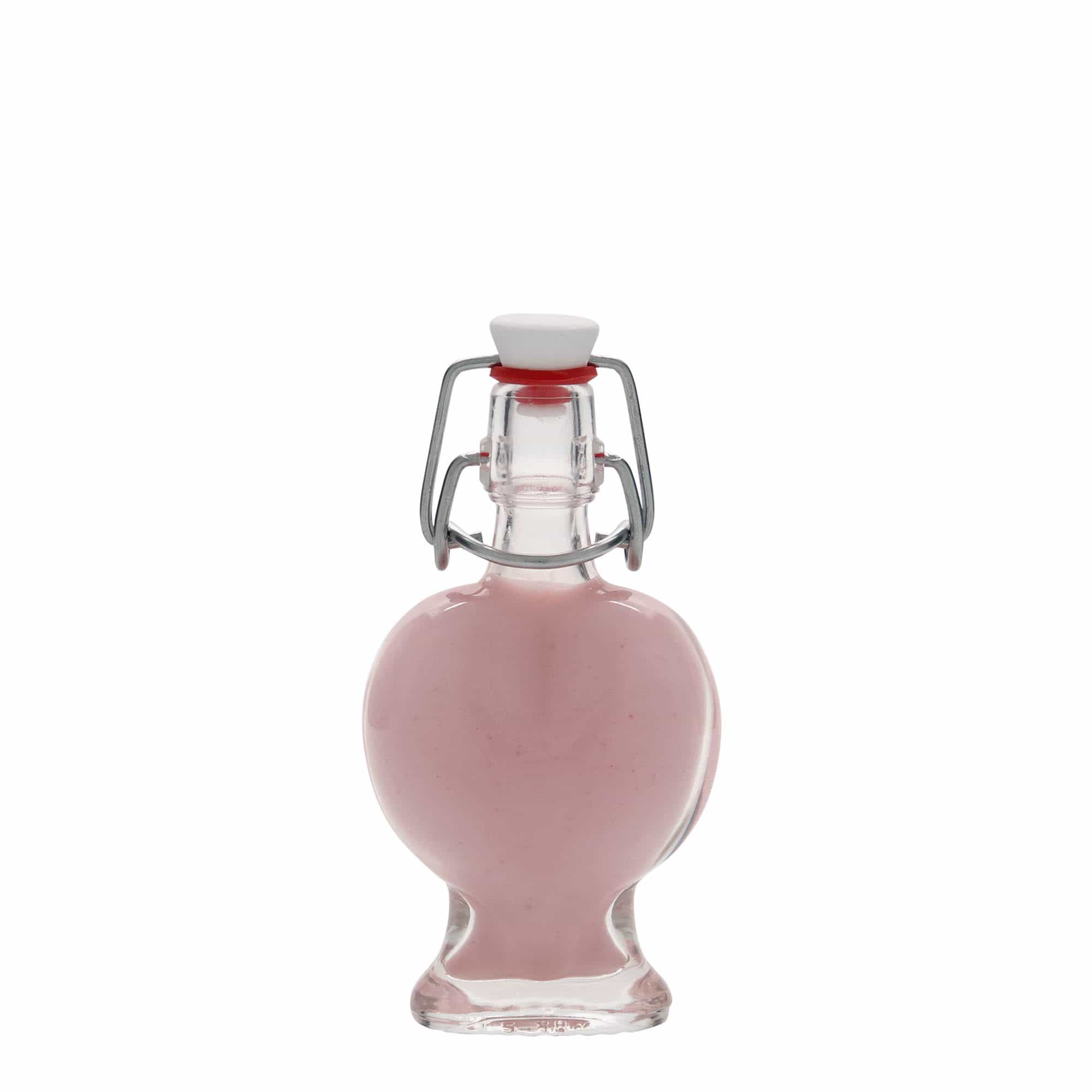 40 ml lasipullo 'Sydän', suuaukko: peltisuljin