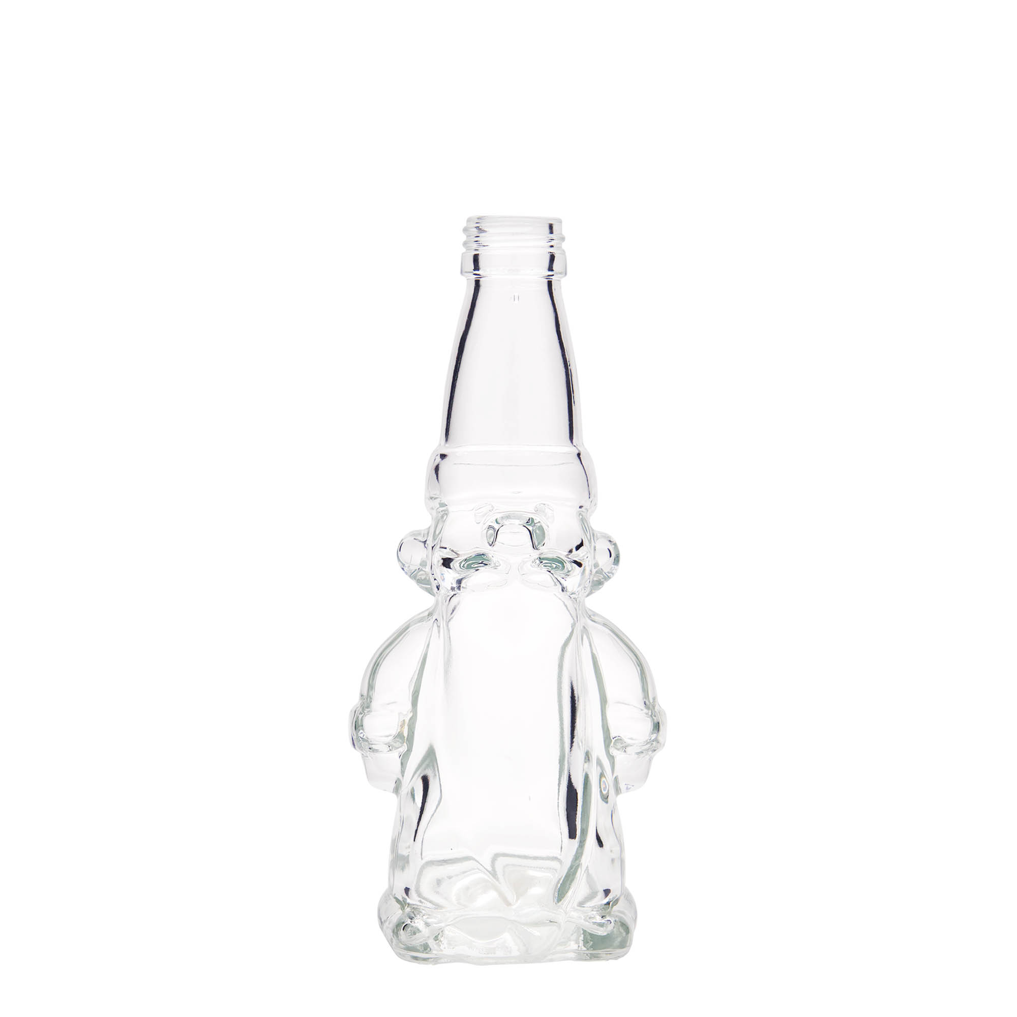 200 ml lasipullo ”Joulutonttu”, suuaukko: PP 28
