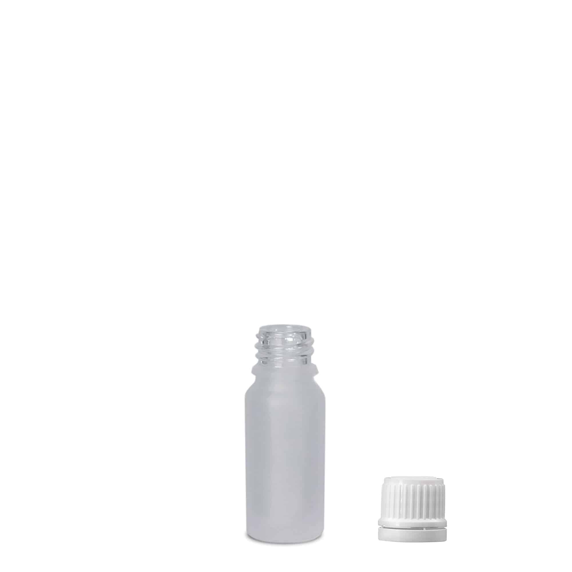 10 ml lääkeputkilo, lasia, huurrettu, suuaukko: DIN 18