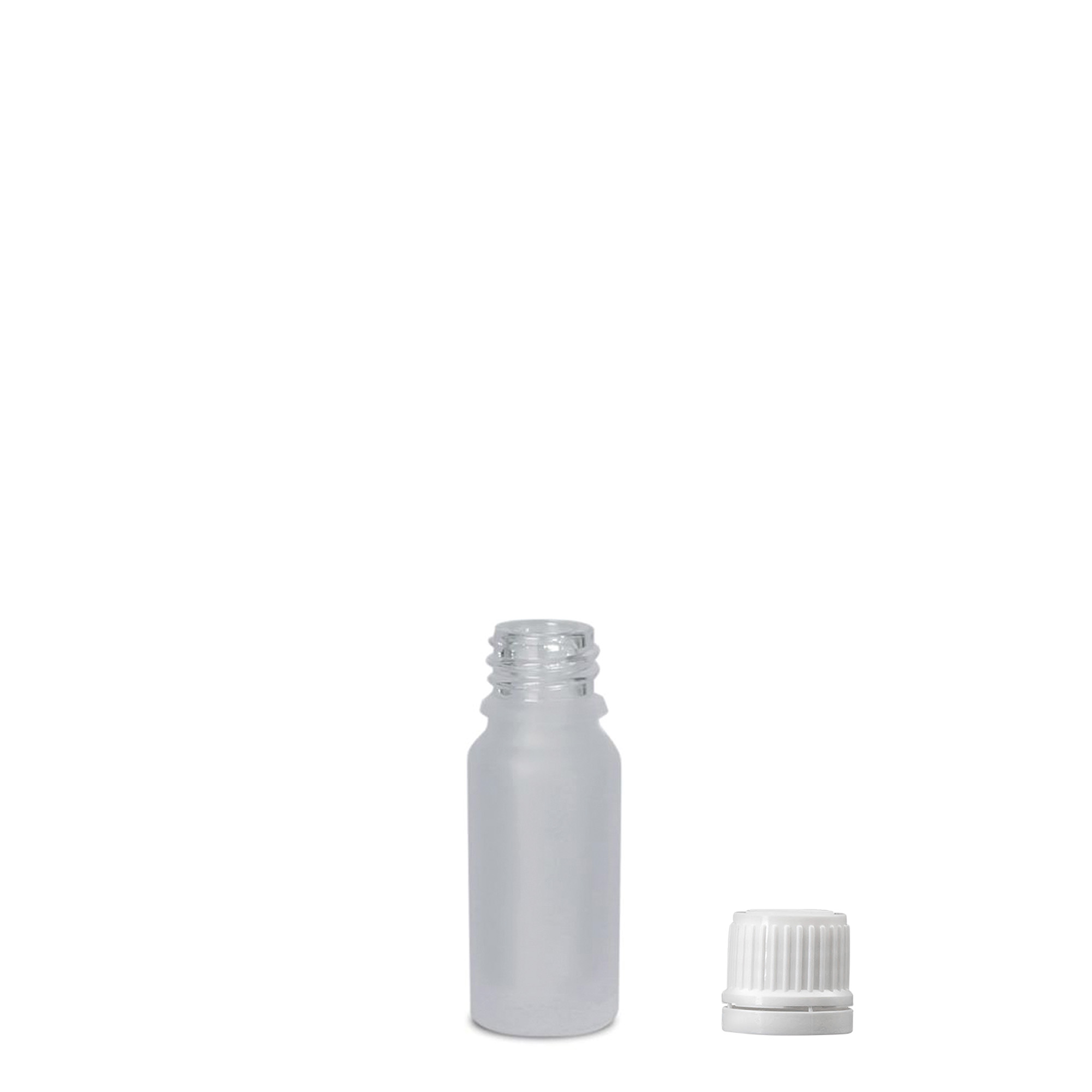 10 ml lääkeputkilo, lasia, huurrettu, suuaukko: DIN 18 10 ml lääkeputkilo, lasia, huurrettu, suuaukko: DIN 18
