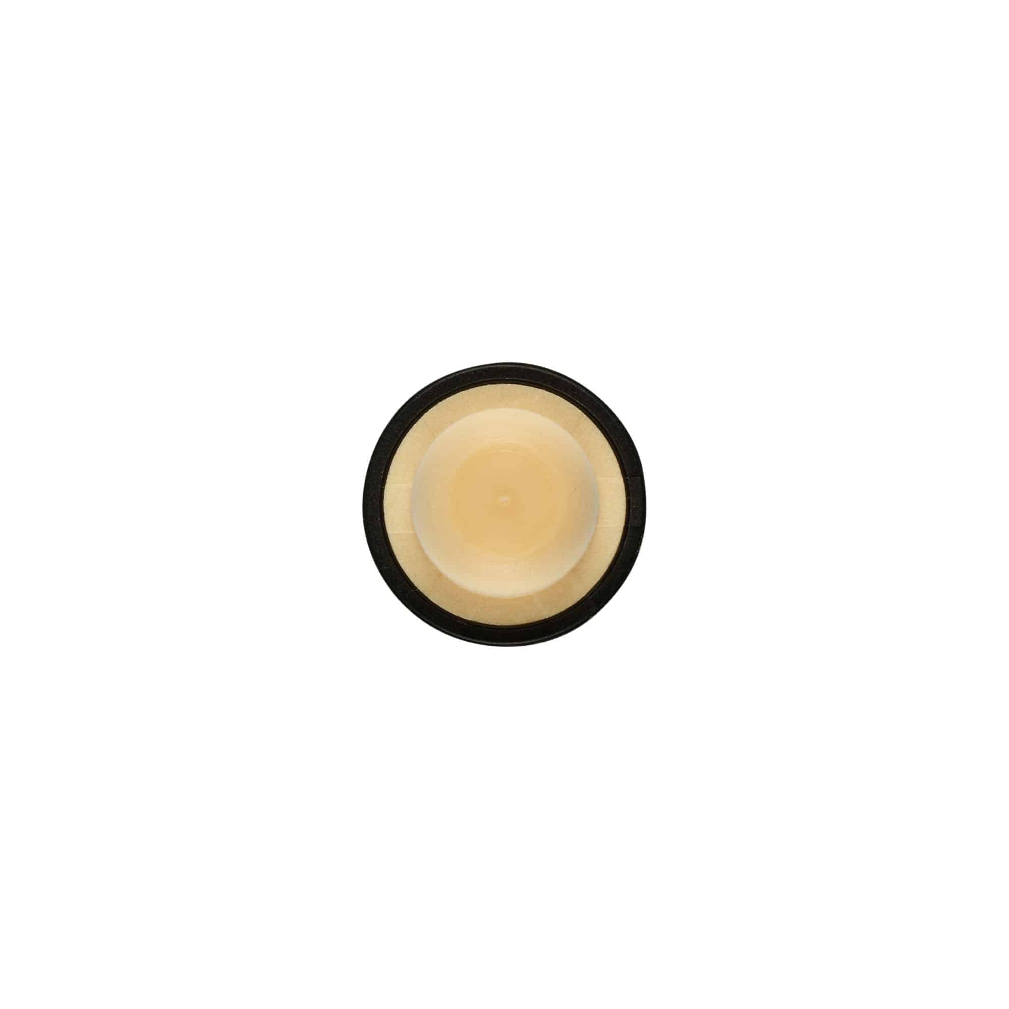 Kahvitulppa 11 mm, puu, musta, suulle: korkki