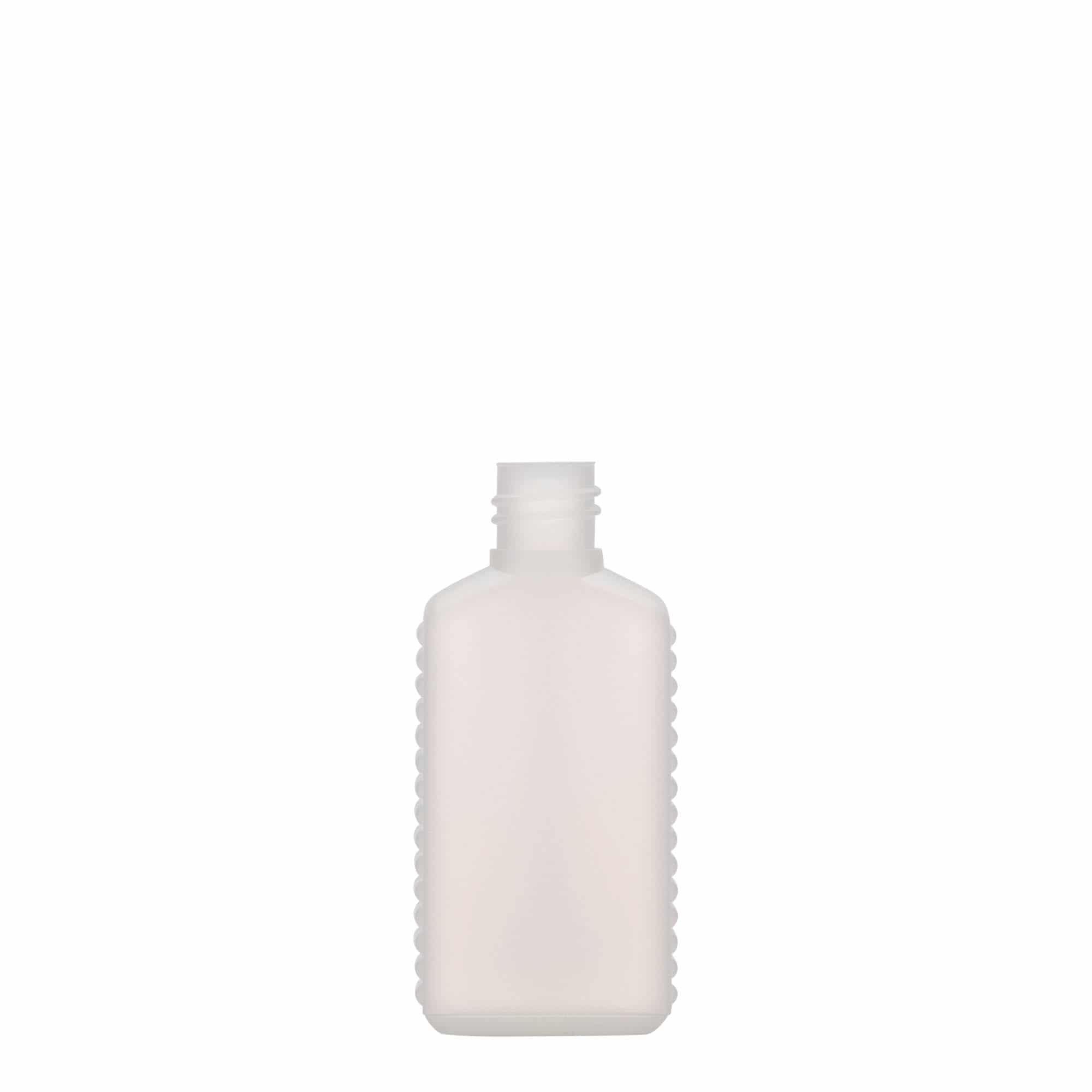 50 ml kanisteri kapea, nelikulm., HDPE-muovi, natur, suu: DIN 18 50 ml kanisteri kapea, nelikulm., HDPE-muovi, natur, suu: DIN 18