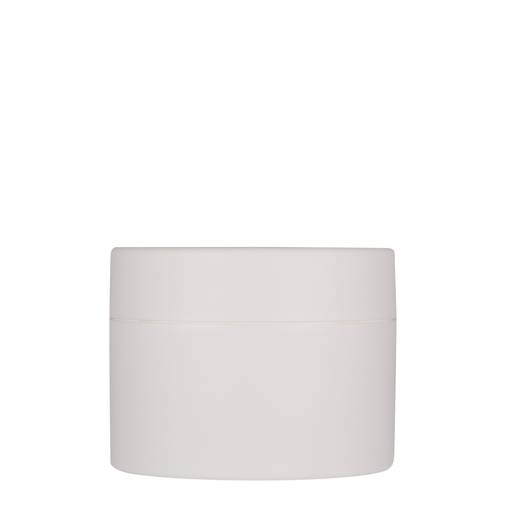 250 ml muovipurkki 'Antonella', PP, valkoinen, suuaukko: ruuvikorkki