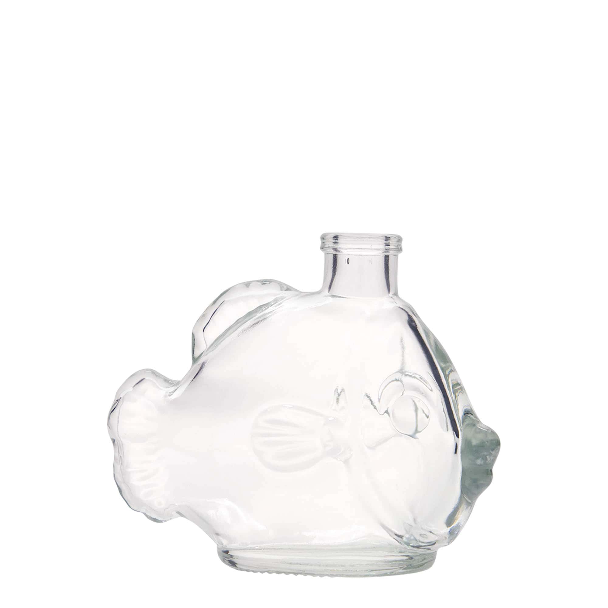 200 ml lasipullo 'Kala', suu: korkki