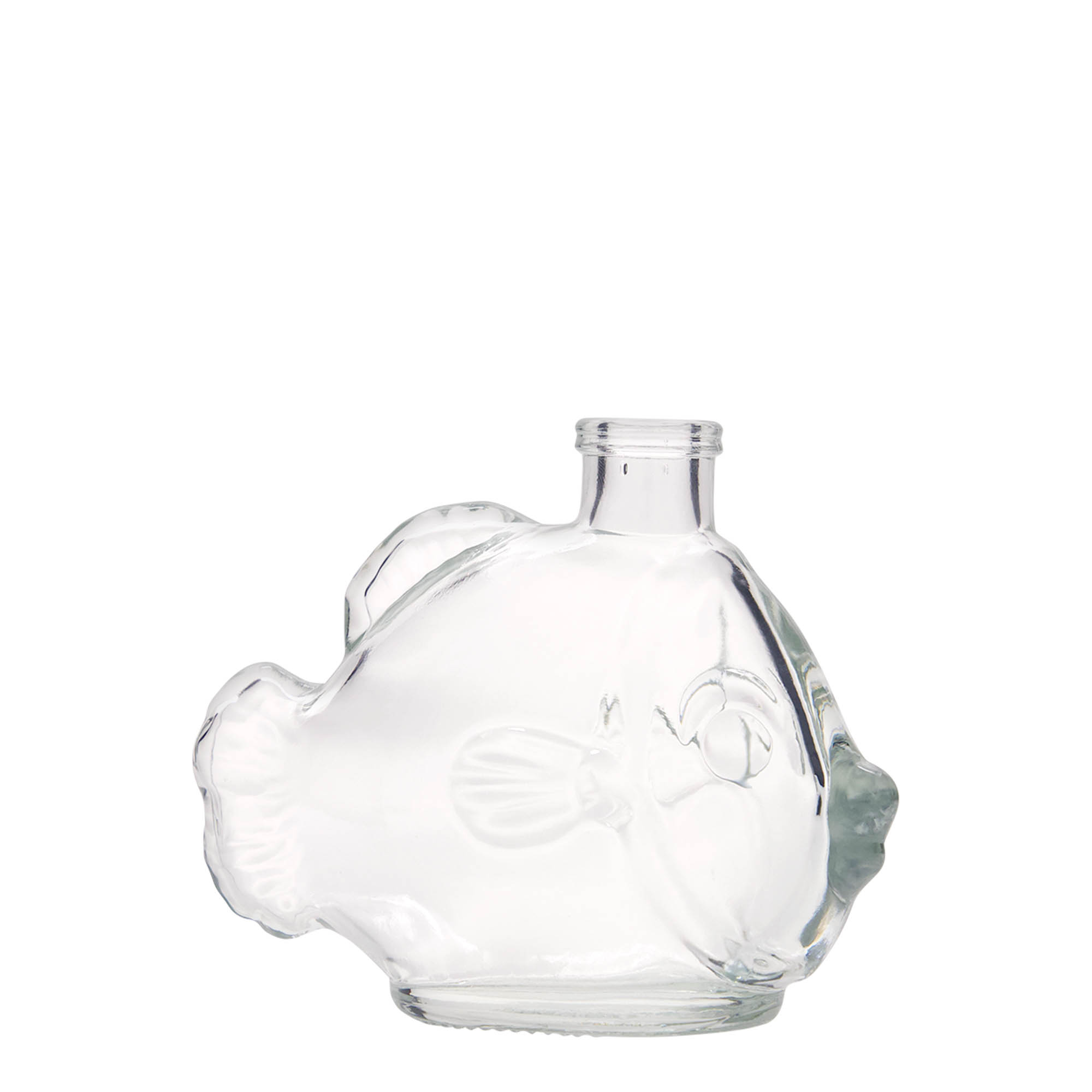 200 ml lasipullo 'Kala', suuaukko: korkki