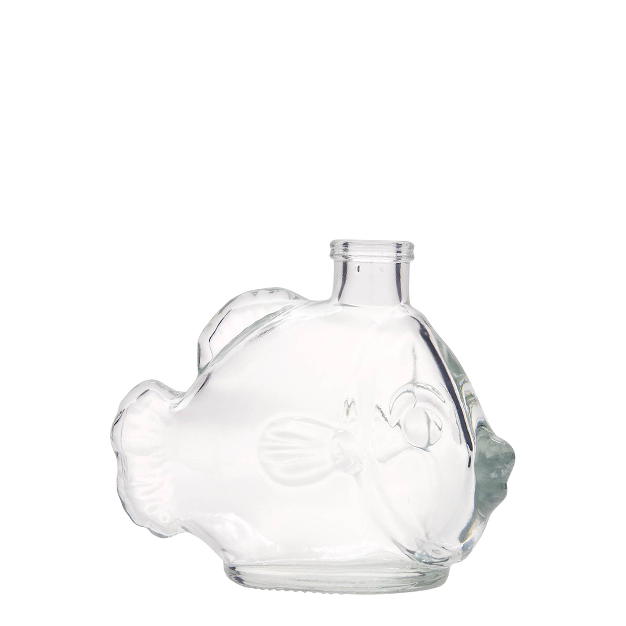 200 ml lasipullo 'Kala', suuaukko: korkki