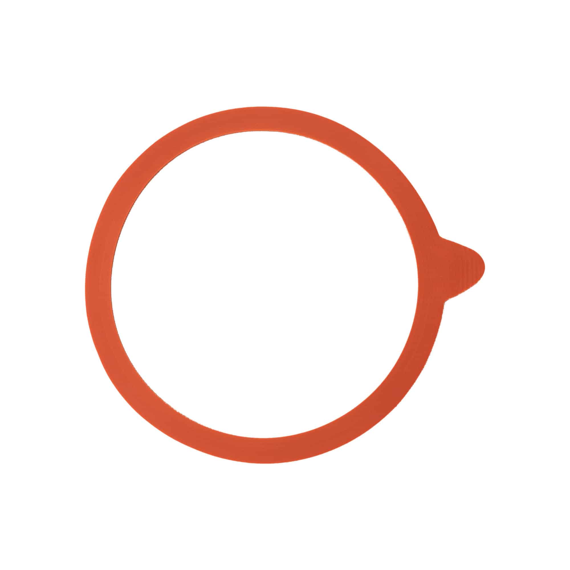 WECK-kiehautusrengas RR100 #, punainen, suu: pyöreä reuna