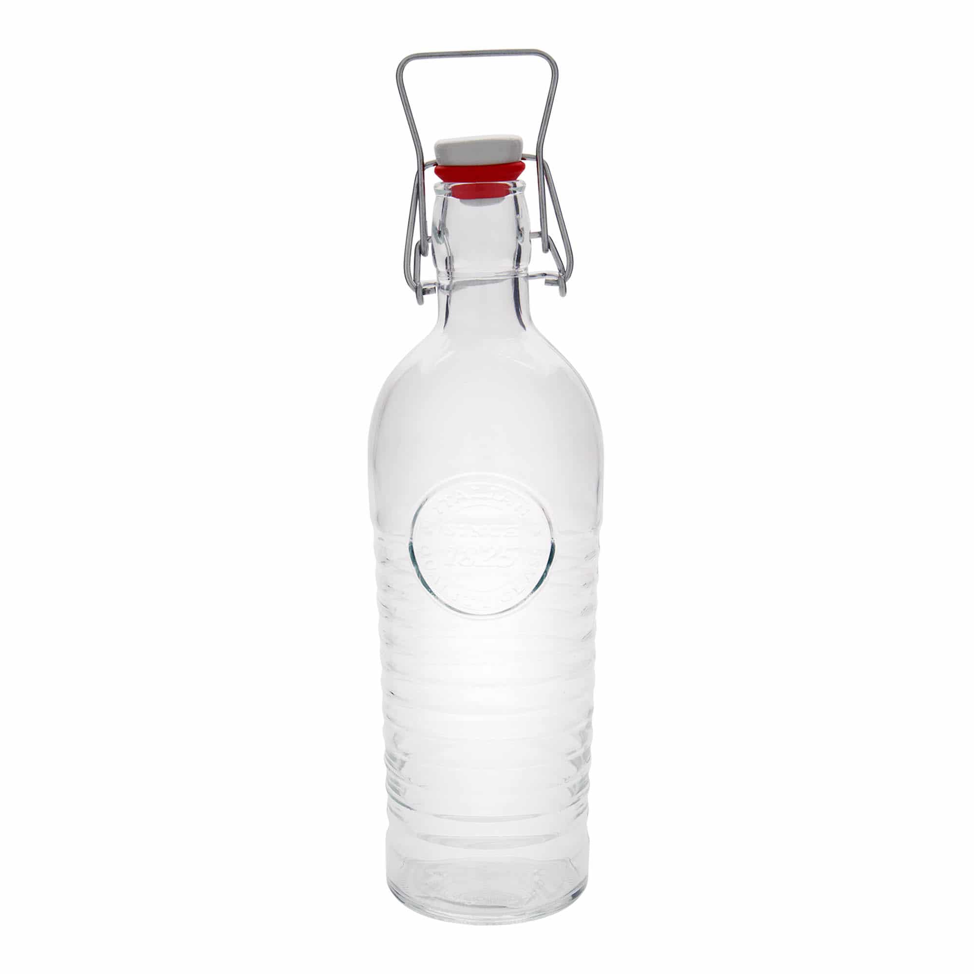 1200 ml lasipullo 'Officina 1825', suu: patenttikorkki