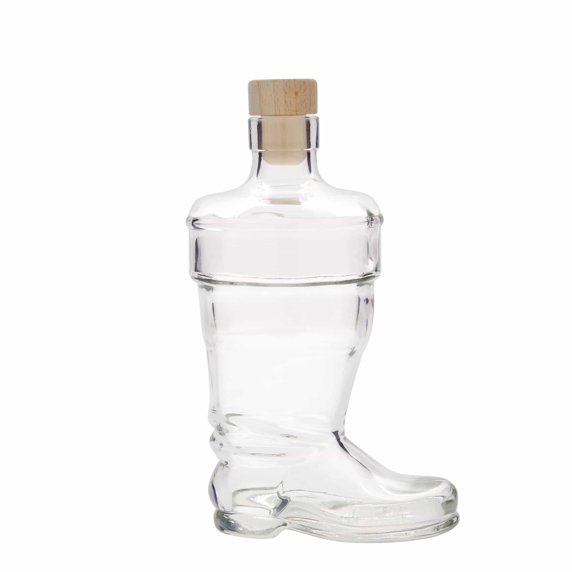 350 ml lasipullo 'Saapas', suu: korkki