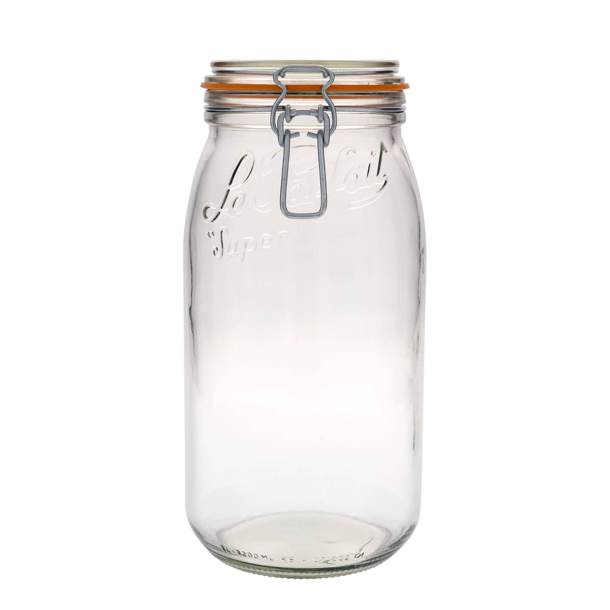 3 000 ml:n metalliklipsikansi 'Le Parfait Super Bocal', suuaukko: metalliklipsisuljin