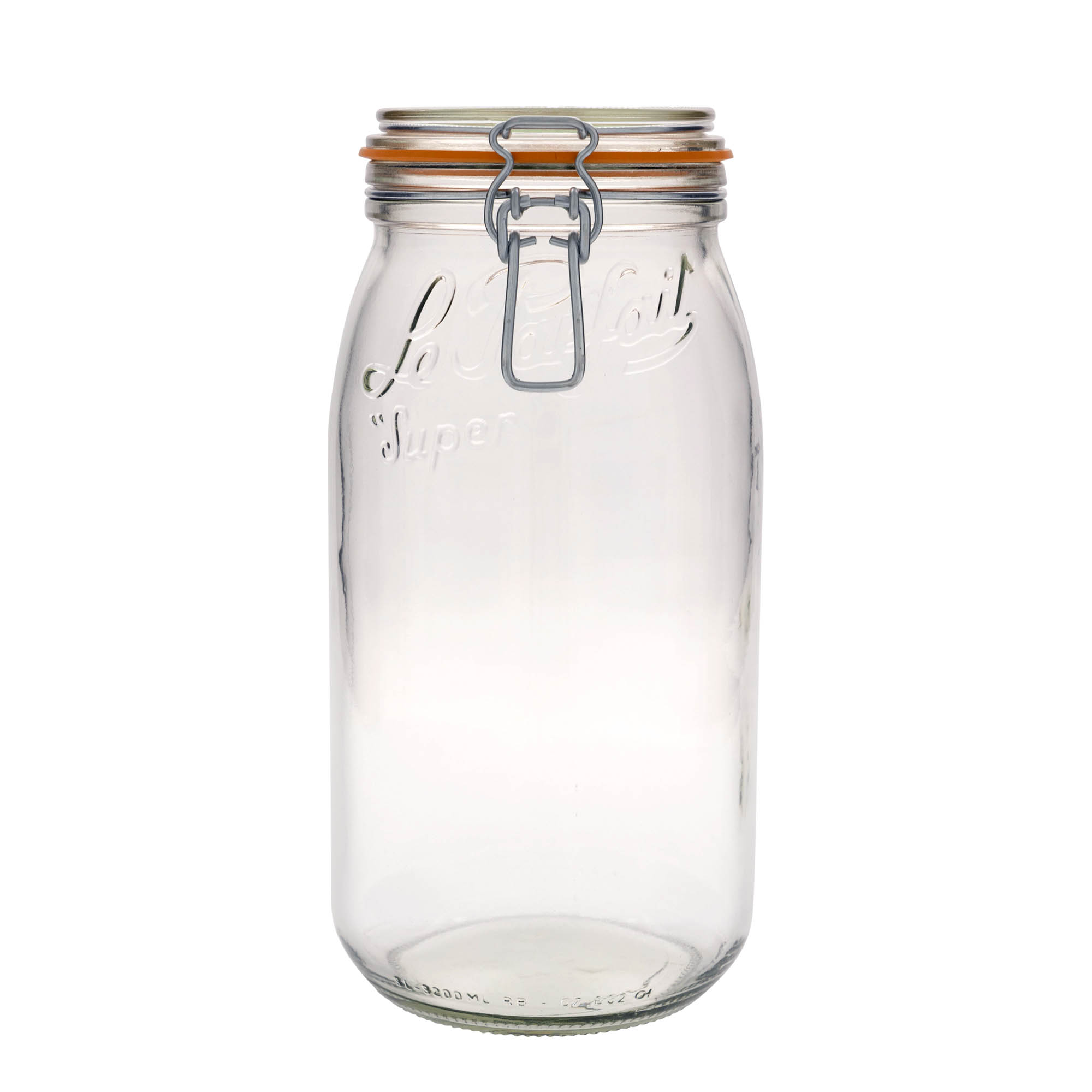 3 000 ml:n metalliklipsikansi 'Le Parfait Super Bocal', suuaukko: metalliklipsisuljin