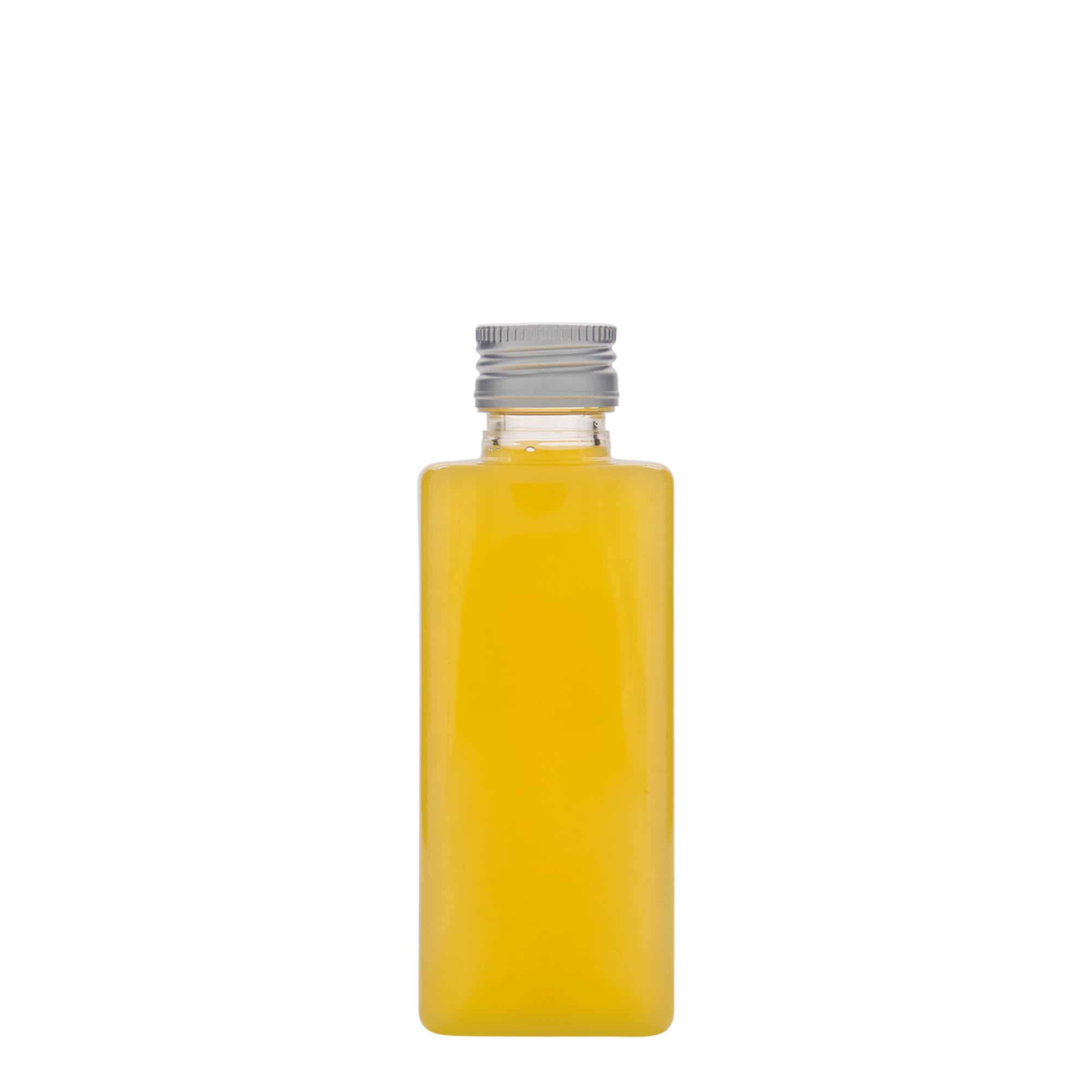 250 ml PET-pullo 'Karl', neliö, muovi, suu: PP 28