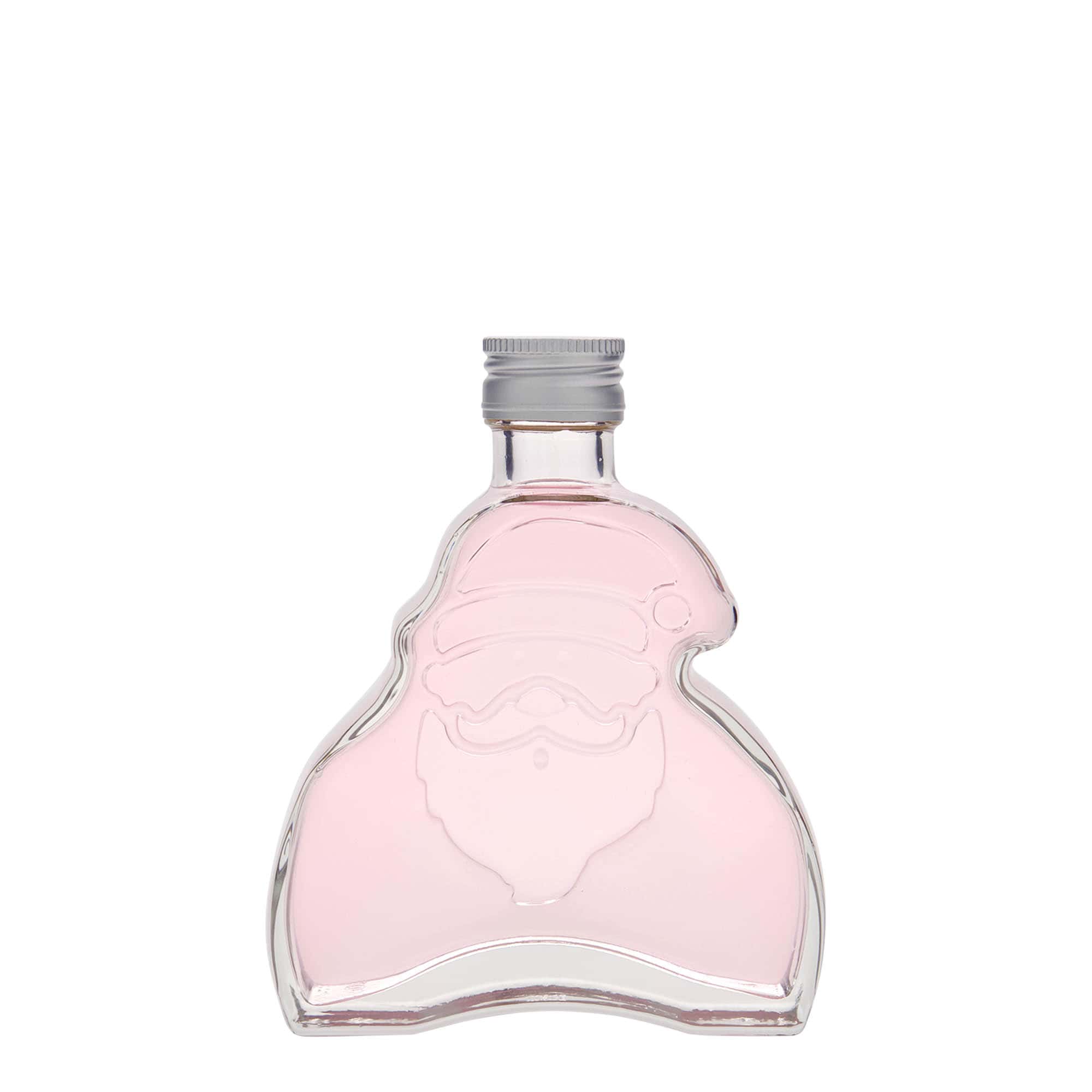 200 ml lasipullo 'Joulupukki', suuaukko: PP 28