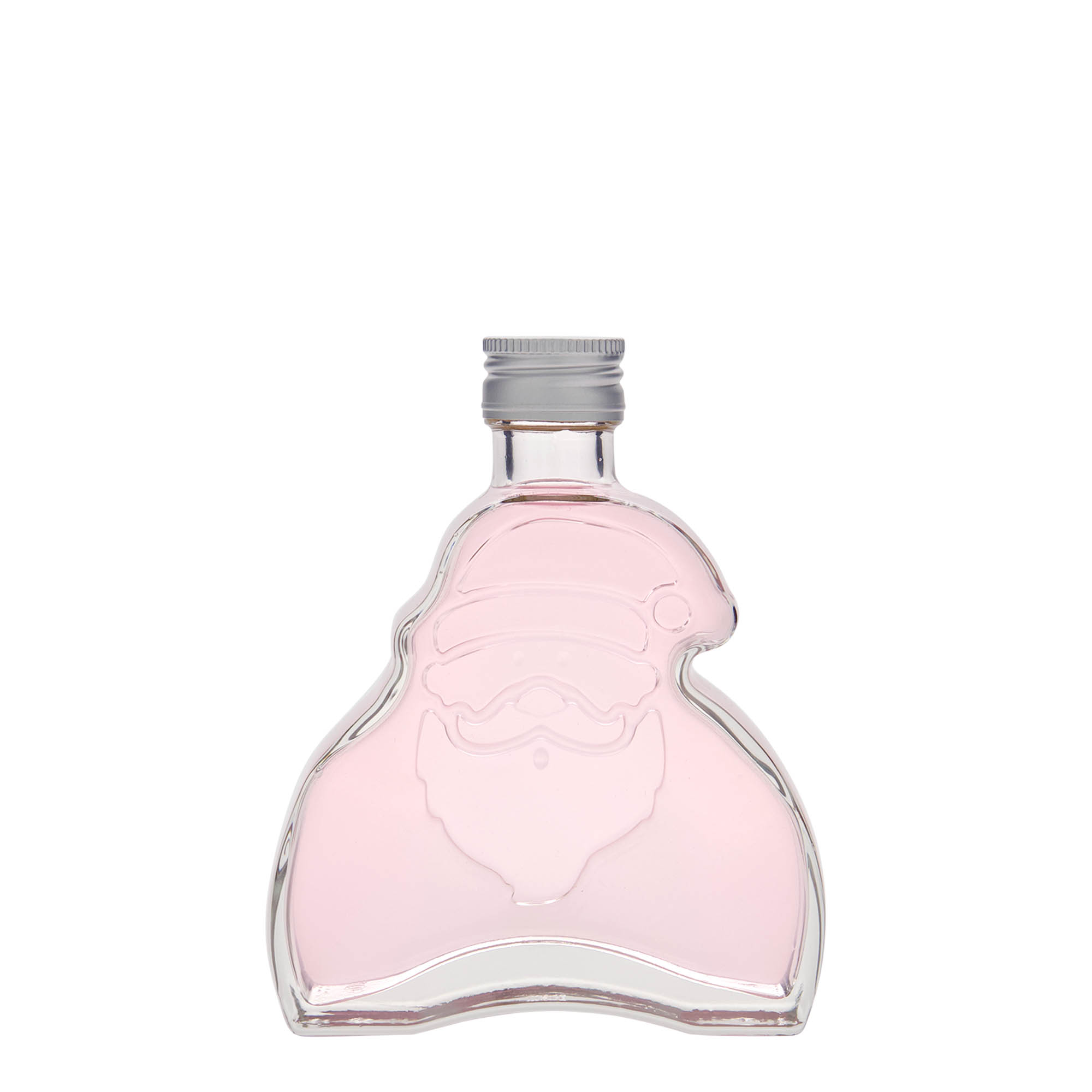 200 ml lasipullo ”Joulupukki”, suuaukko: PP 28
