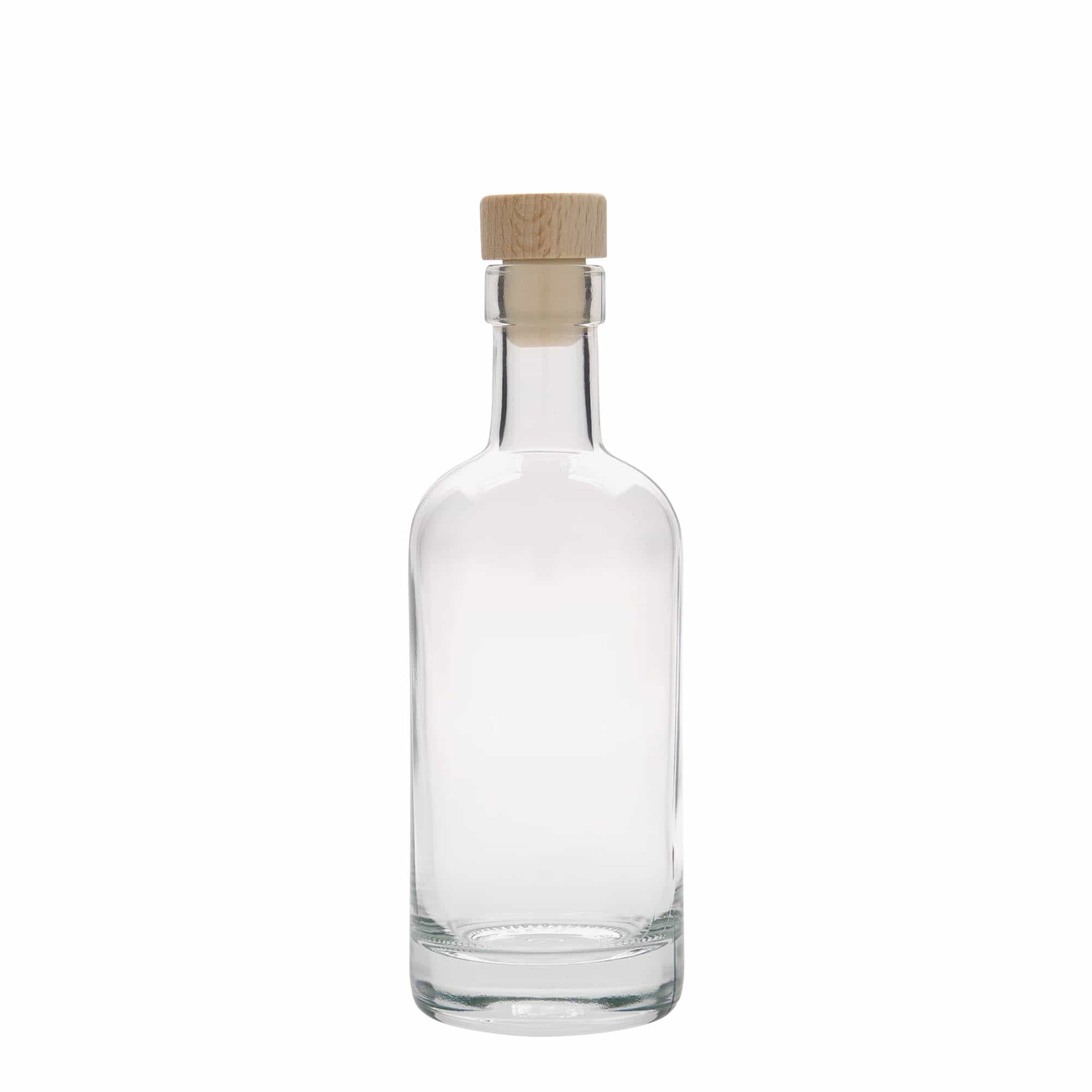 250 ml lasipullo 'Linea Uno', suuaukko: korkki