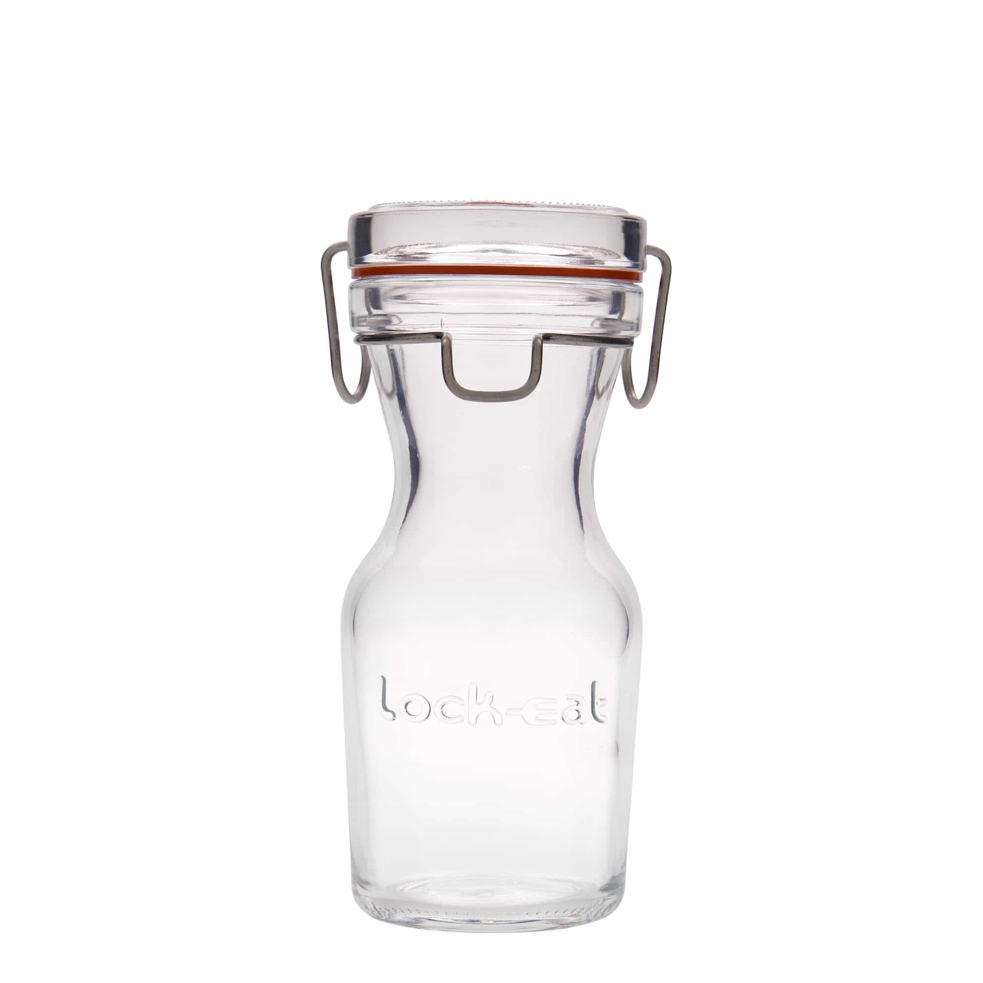250 ml lasikarahvi 'Lock-Eat', suuaukko: rautalukko